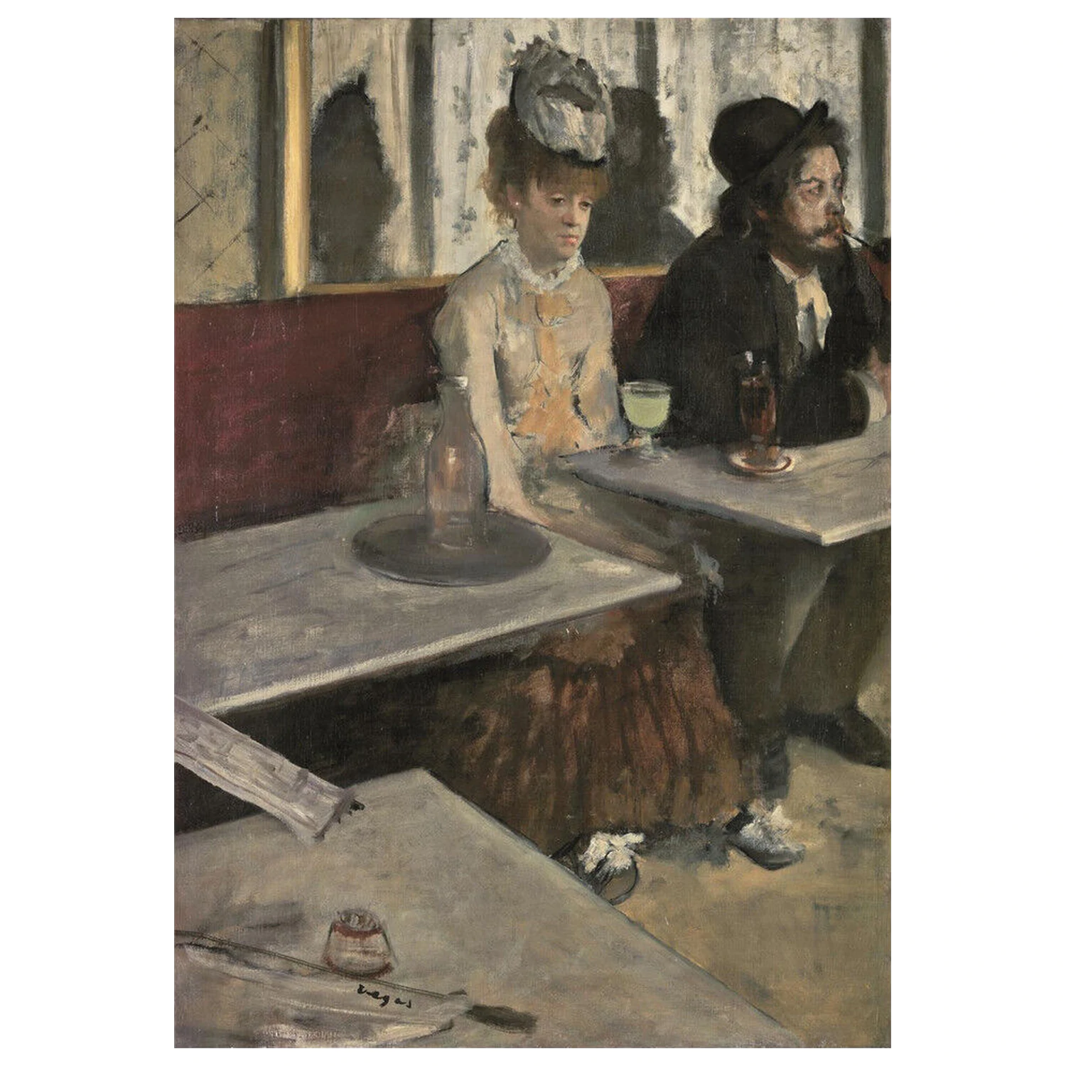 Museum Orsay Degas, "Dans Un Ca" sestavljanka 1000 kosov fotografija izdelka