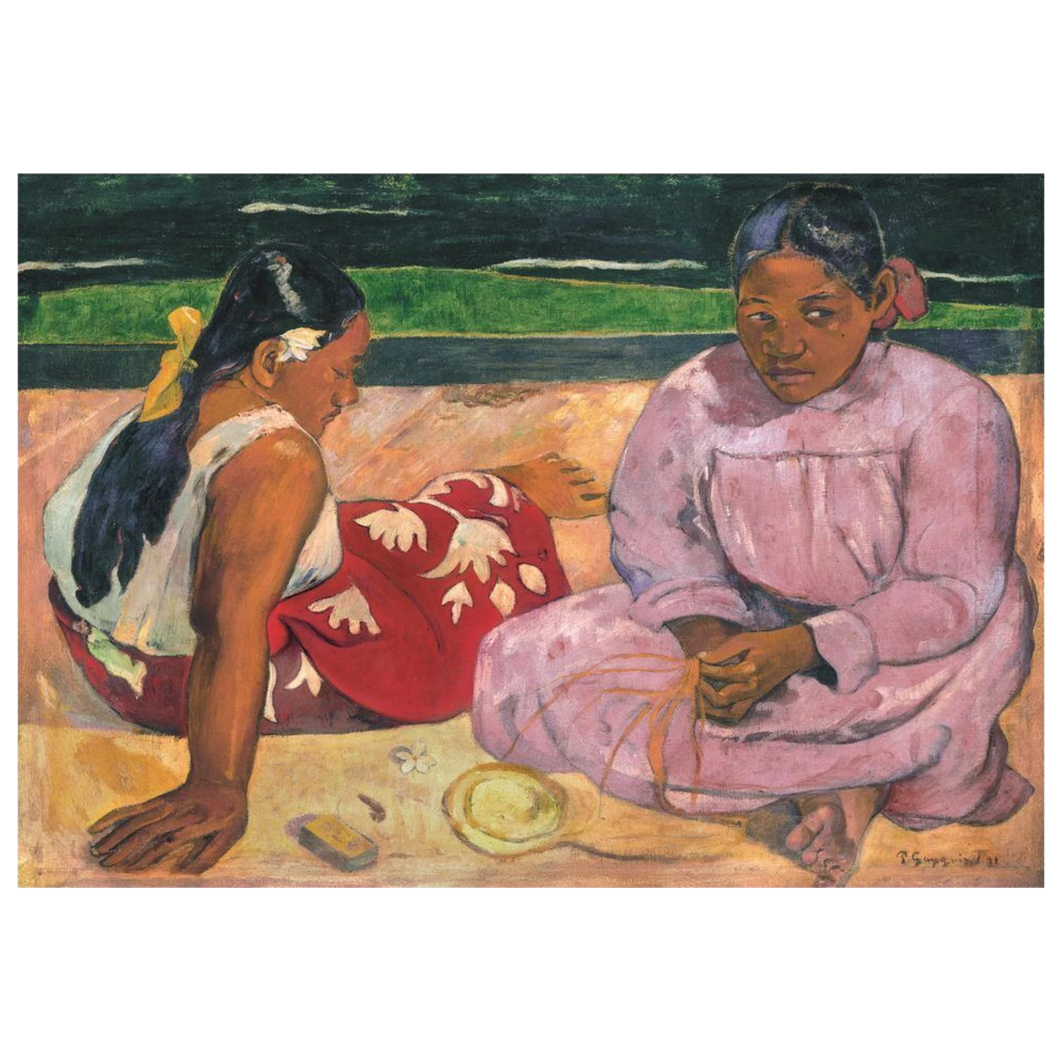 Museum Orsay Gauguin, "Femmes D sestavljanka 1000 kosov" fotografija izdelka