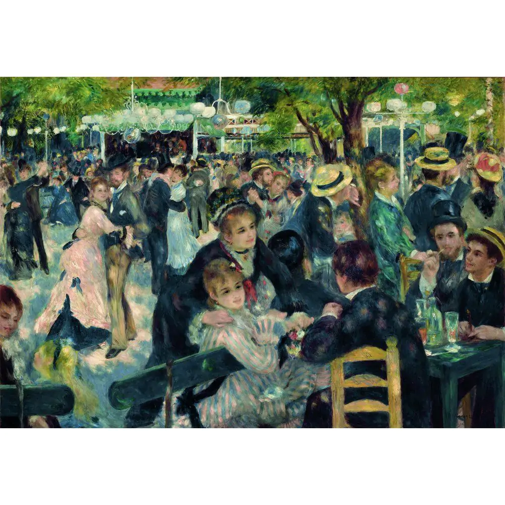 Museum Renoir Bal Du Moulin de la Galette sestavljanka 1000 kosov fotografija izdelka