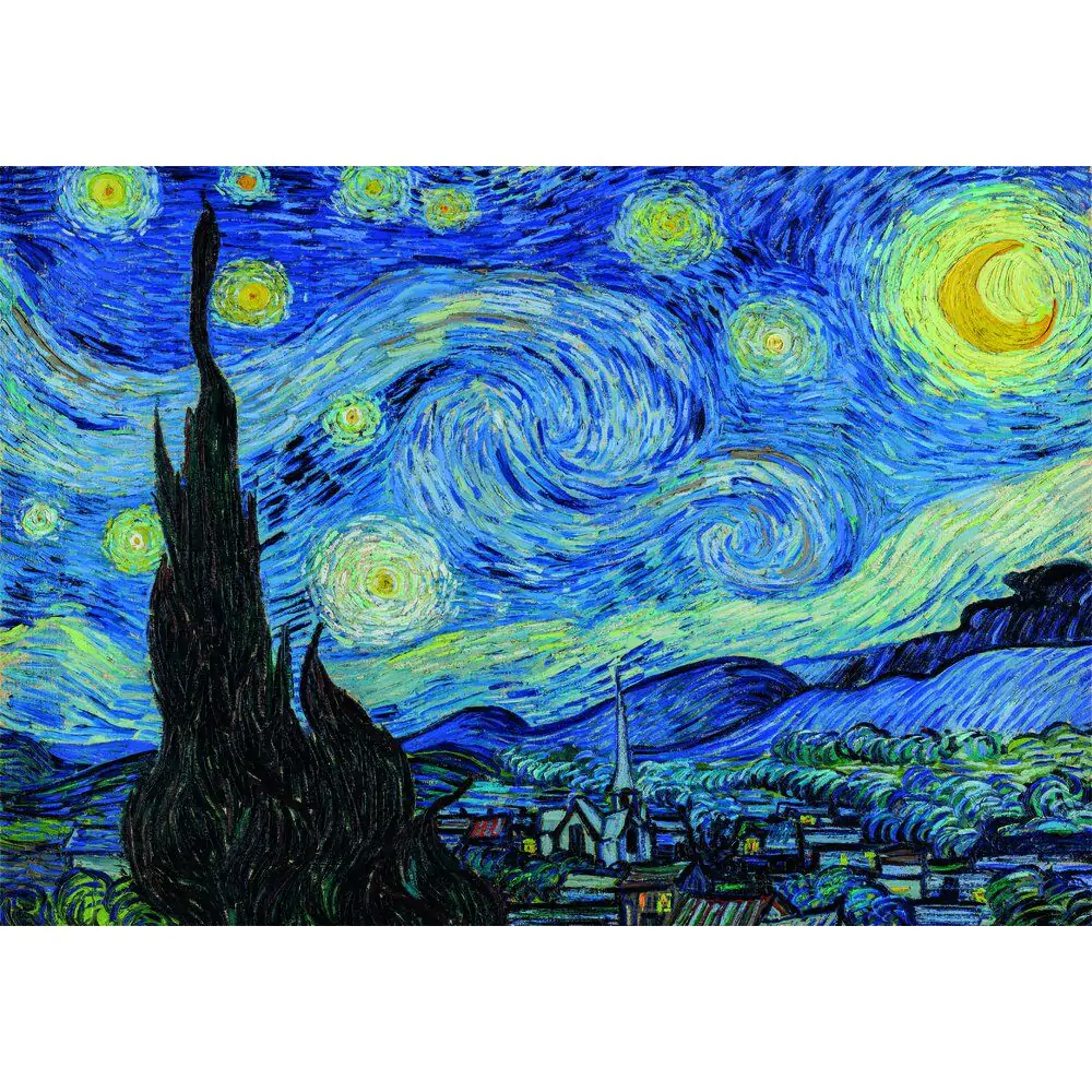 Museum Van Gogh The Starry Night sestavljanka 1000 kosov fotografija izdelka