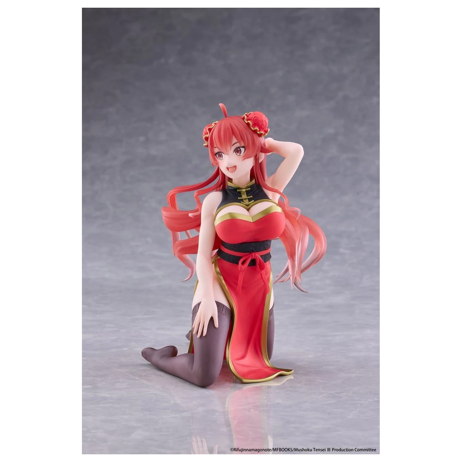 Mushoku Tensei: Jobless Reincarnation Desktop Cute PVC figurica Eris Greyrat (Chinese Dress Ver.) 13 cm fotografija izdelka