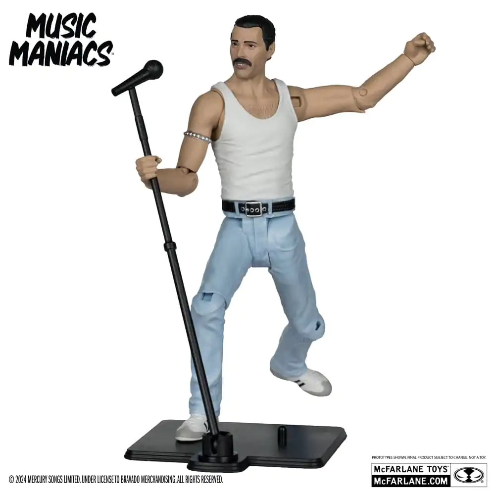 Music Maniacs Rock Akcijska figura Freddie Mercury 15 cm fotografija izdelka