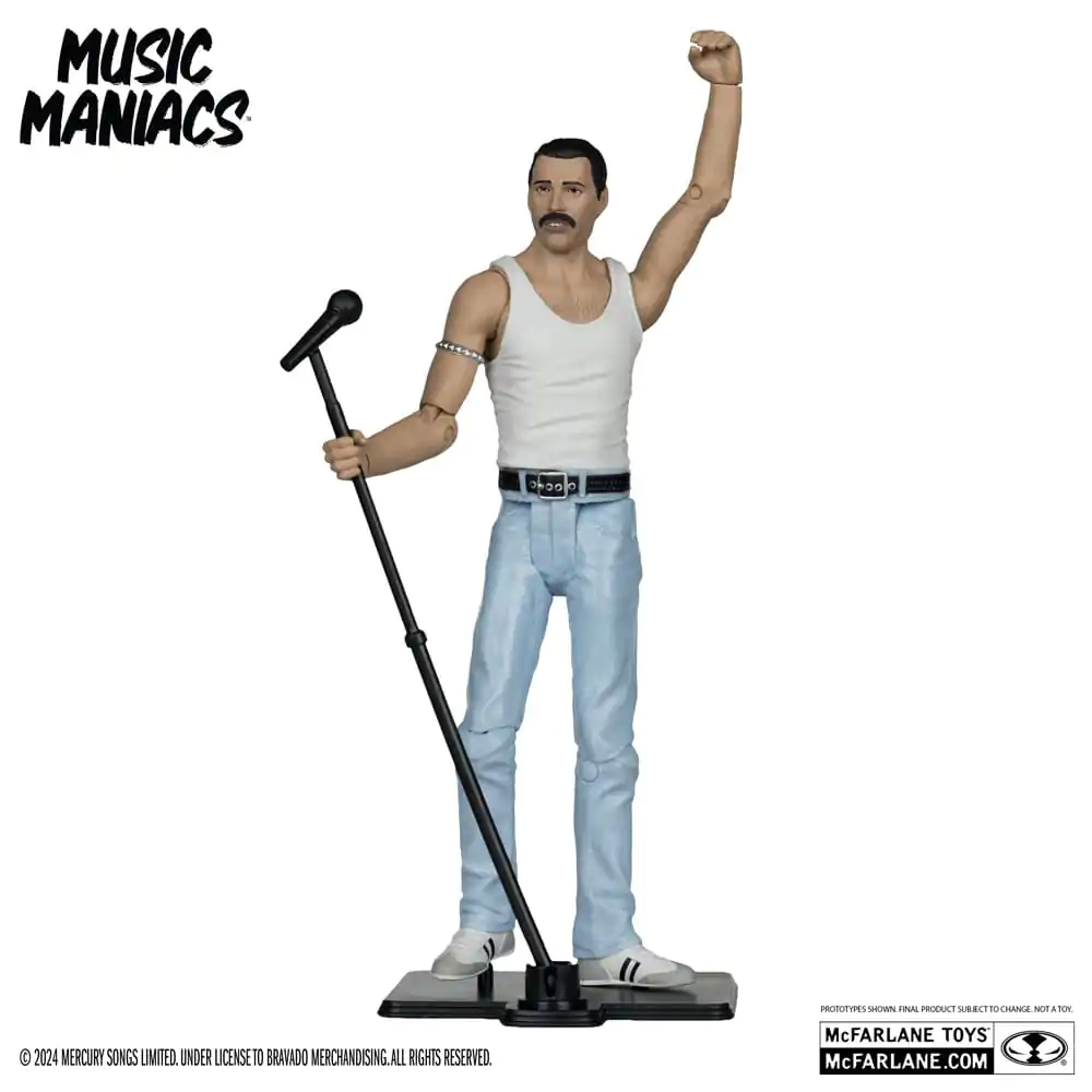 Music Maniacs Rock Akcijska figura Freddie Mercury 15 cm fotografija izdelka