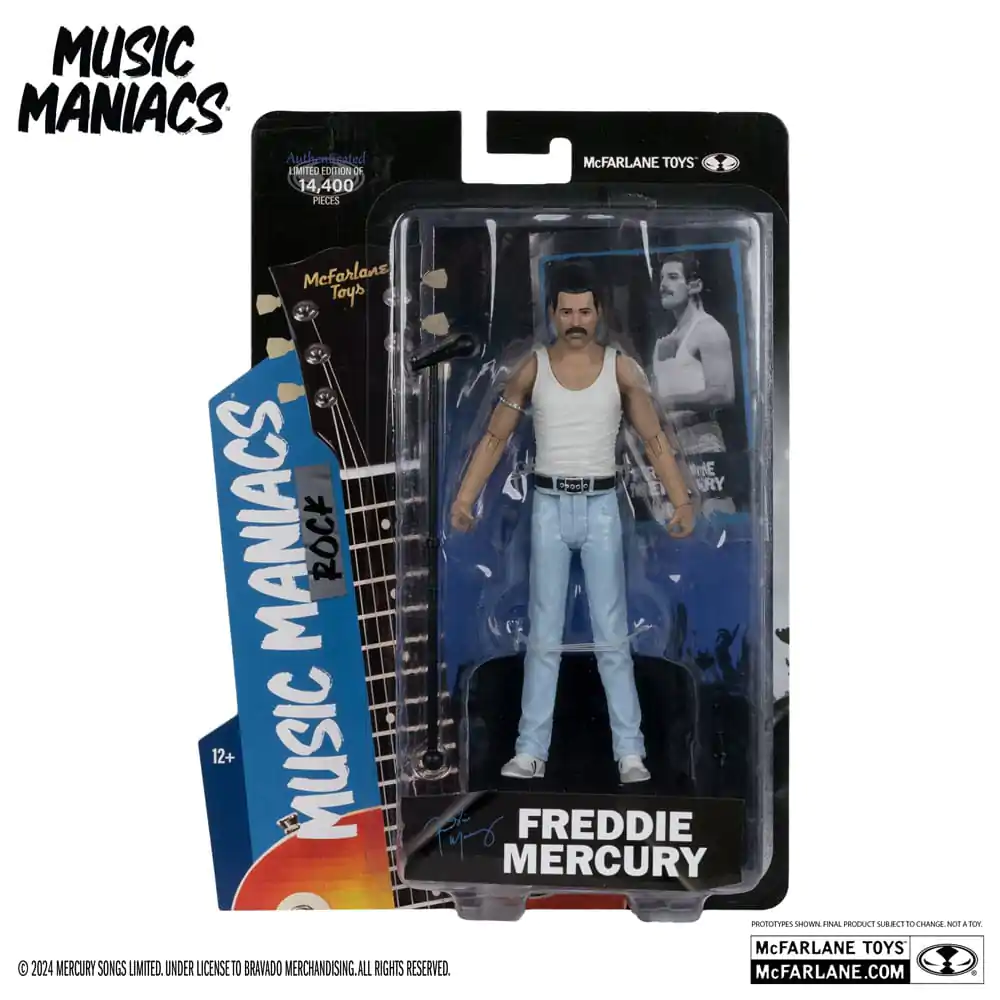 Music Maniacs Rock Akcijska figura Freddie Mercury 15 cm fotografija izdelka