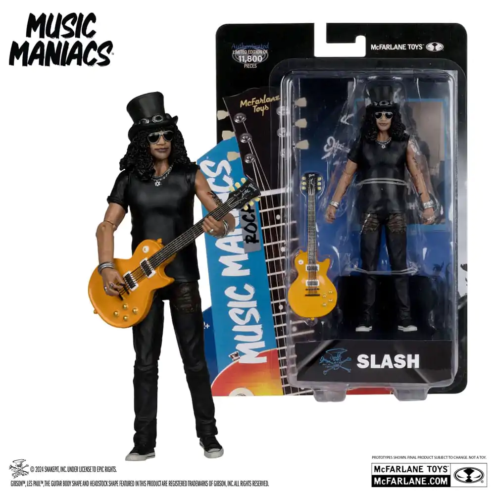 Music Maniacs Rock Akcijska Figura Slash 15 cm fotografija izdelka