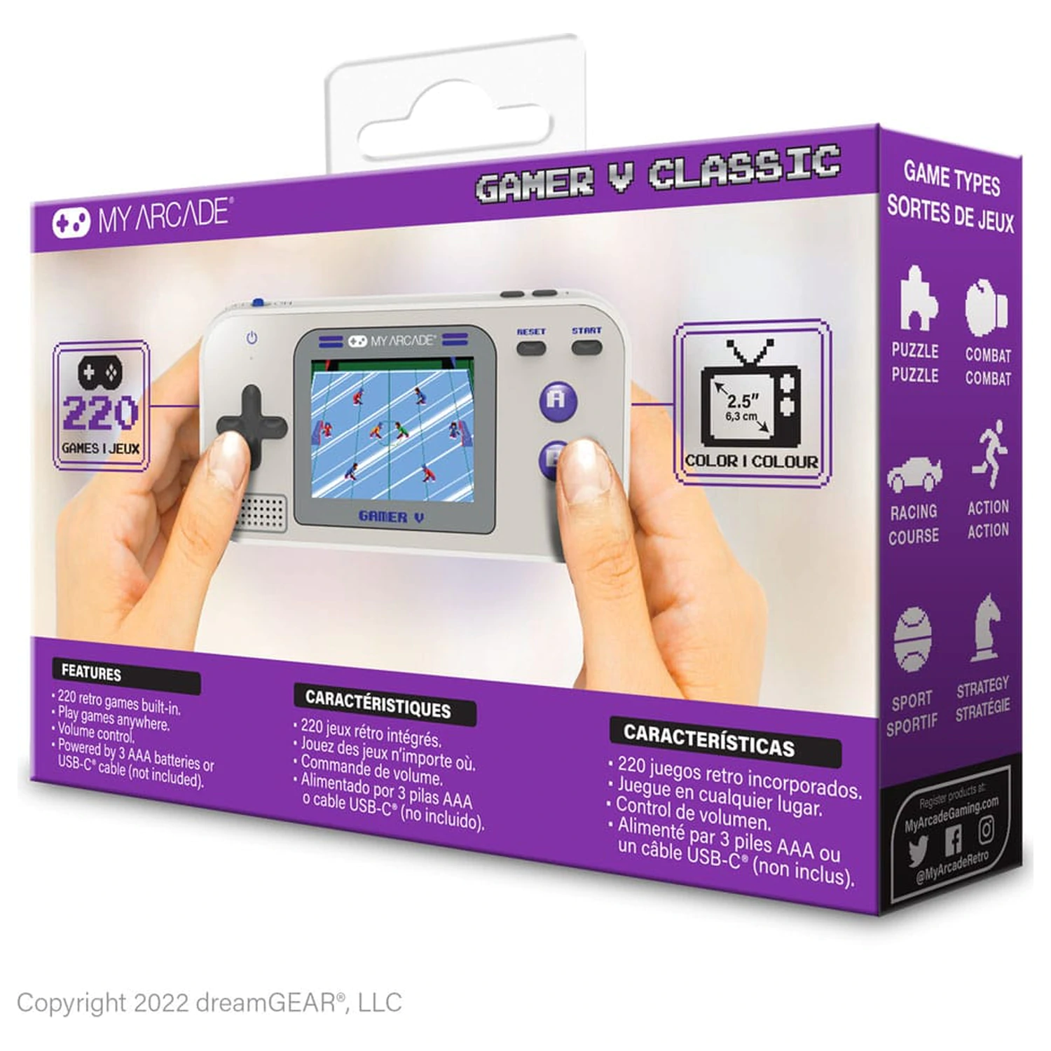 My Arcade Prenosni igralni sistem Gamer V Classic fotografija izdelka