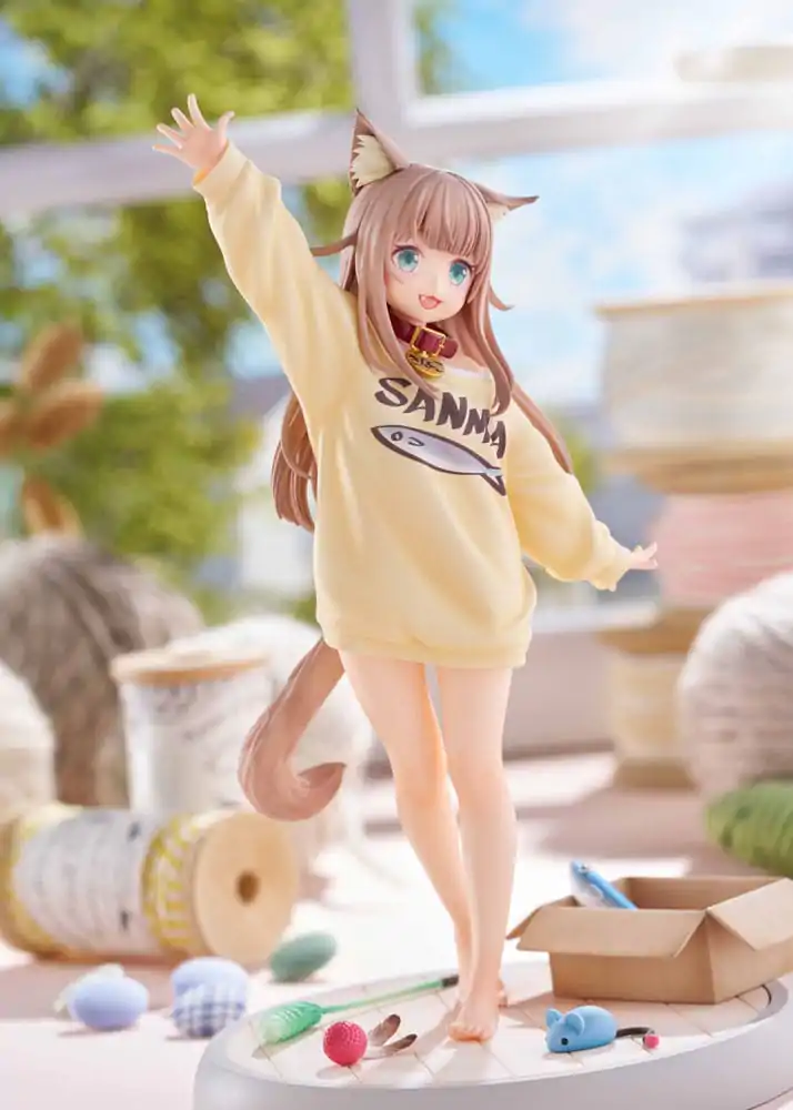 Kip Moj Maček Je Kawaii Punca 1/6 Kinako Play With Ver. AmiAmi Limited Edition 21 cm fotografija izdelka