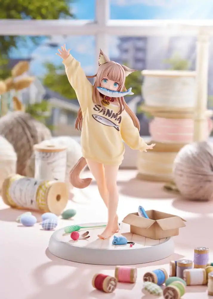 Kip Moj Maček Je Kawaii Punca 1/6 Kinako Play With Ver. AmiAmi Limited Edition 21 cm fotografija izdelka