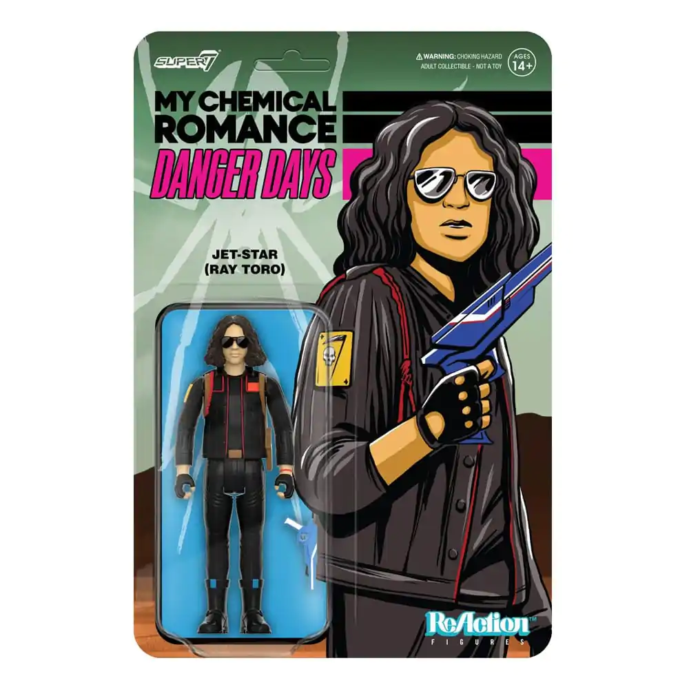 My Chemical Romance ReAction Akcijska Figura Wave 01 (Danger Days) Jet Star (Unmasked) 10 cm fotografija izdelka