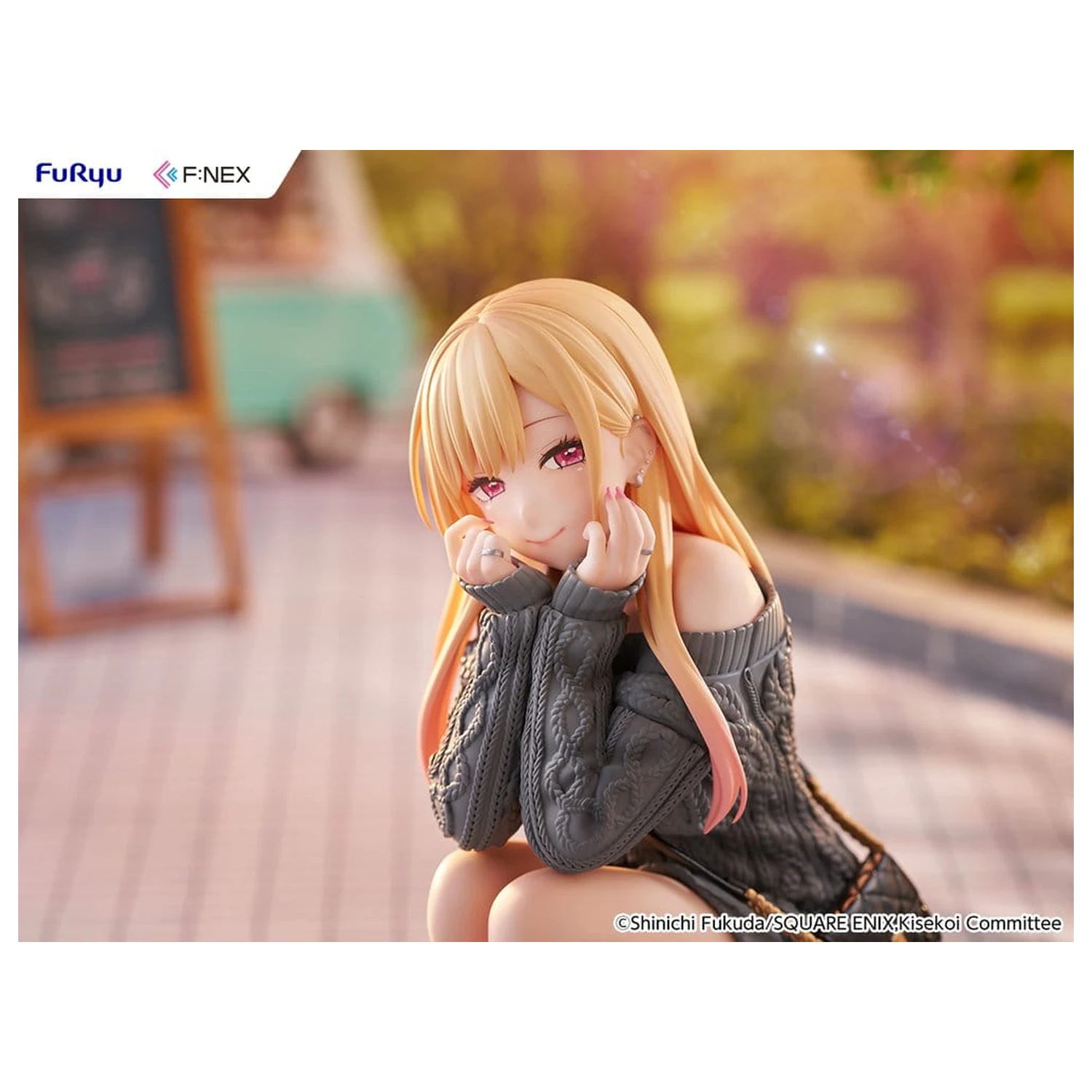 My Dress-Up Darling F:NEX PVC Figurica 1/6 Marin Kitagawa knit Ver. 16 cm fotografija izdelka
