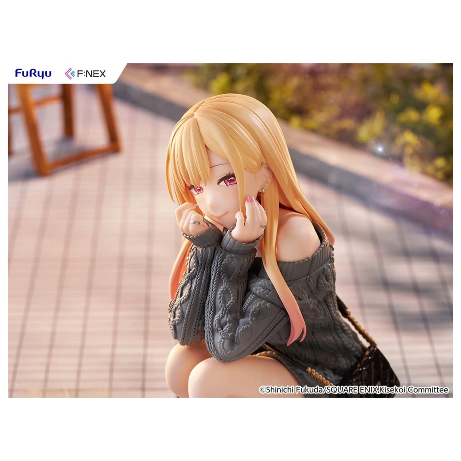 My Dress-Up Darling F:NEX PVC Figurica 1/6 Marin Kitagawa knit Ver. 16 cm fotografija izdelka
