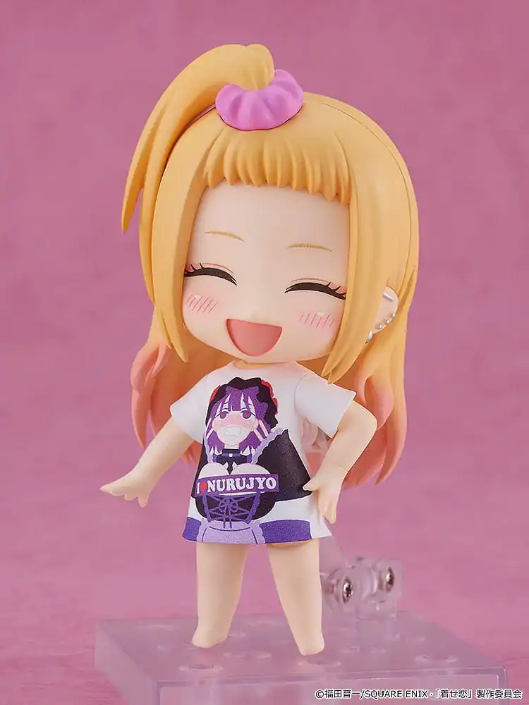 My Dress-Up Darling Nendoroid Akcijska Figura Marin Kitagawa: Slippery Girls Full Graphic T-Shirt Ver. 10 cm fotografija izdelka