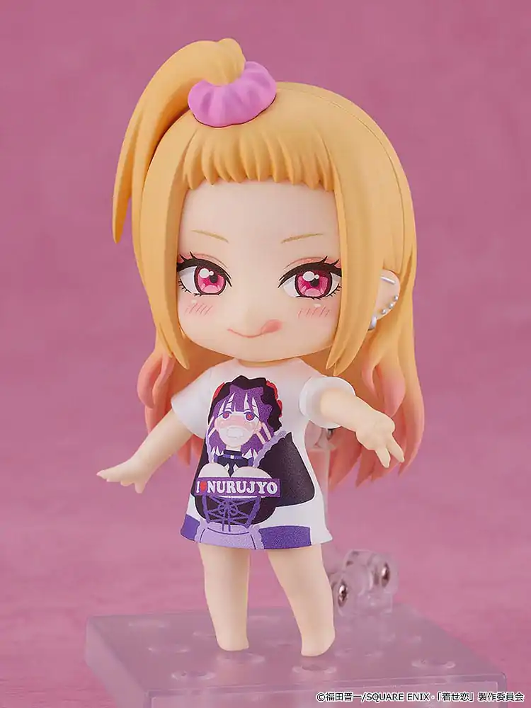 My Dress-Up Darling Nendoroid Akcijska Figura Marin Kitagawa: Slippery Girls Full Graphic T-Shirt Ver. 10 cm fotografija izdelka