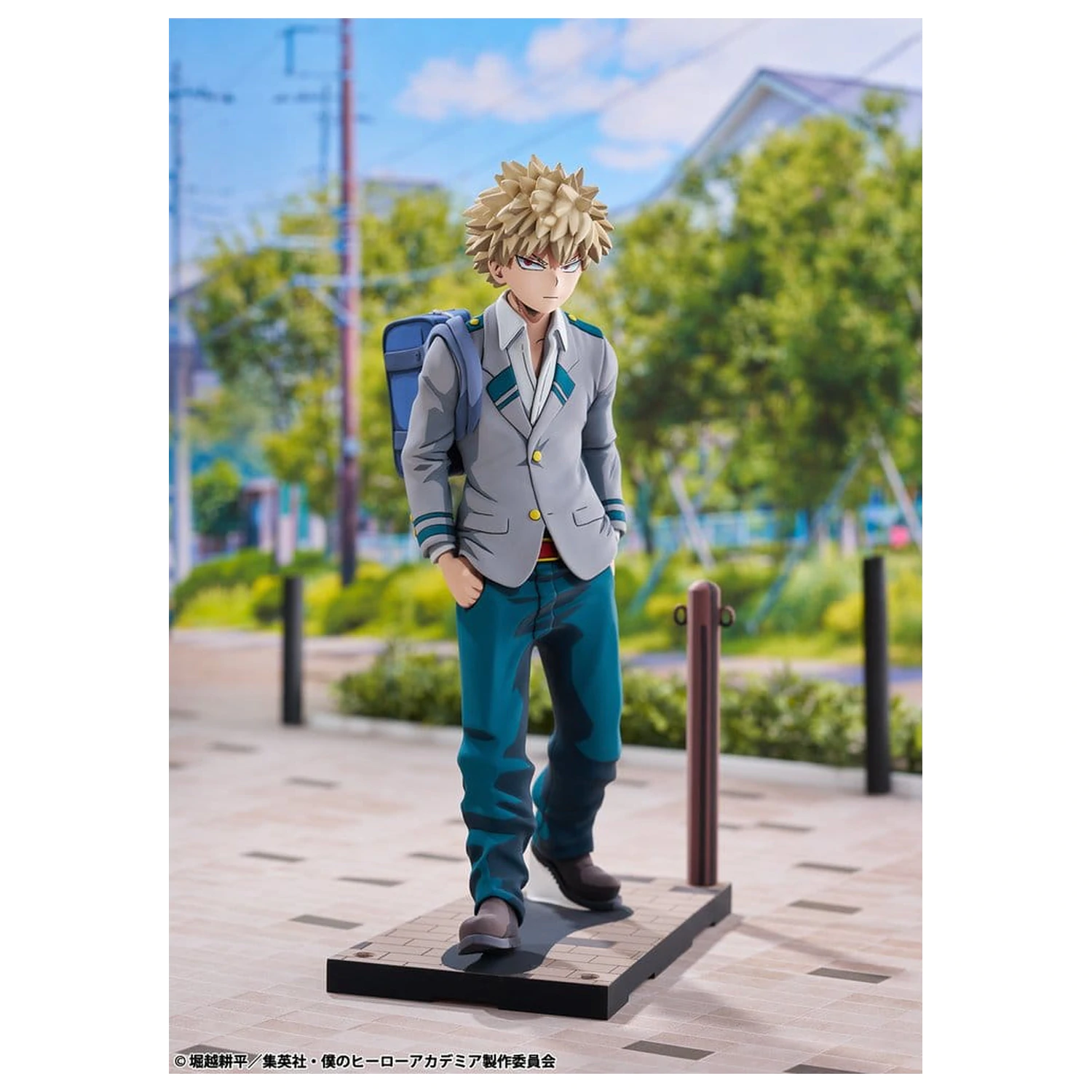 My Hero Academia PVC figura 1/8 Katsuki Bakugo U.A. srednješolska uniforma 2Dimensioning verzija 23 cm fotografija izdelka