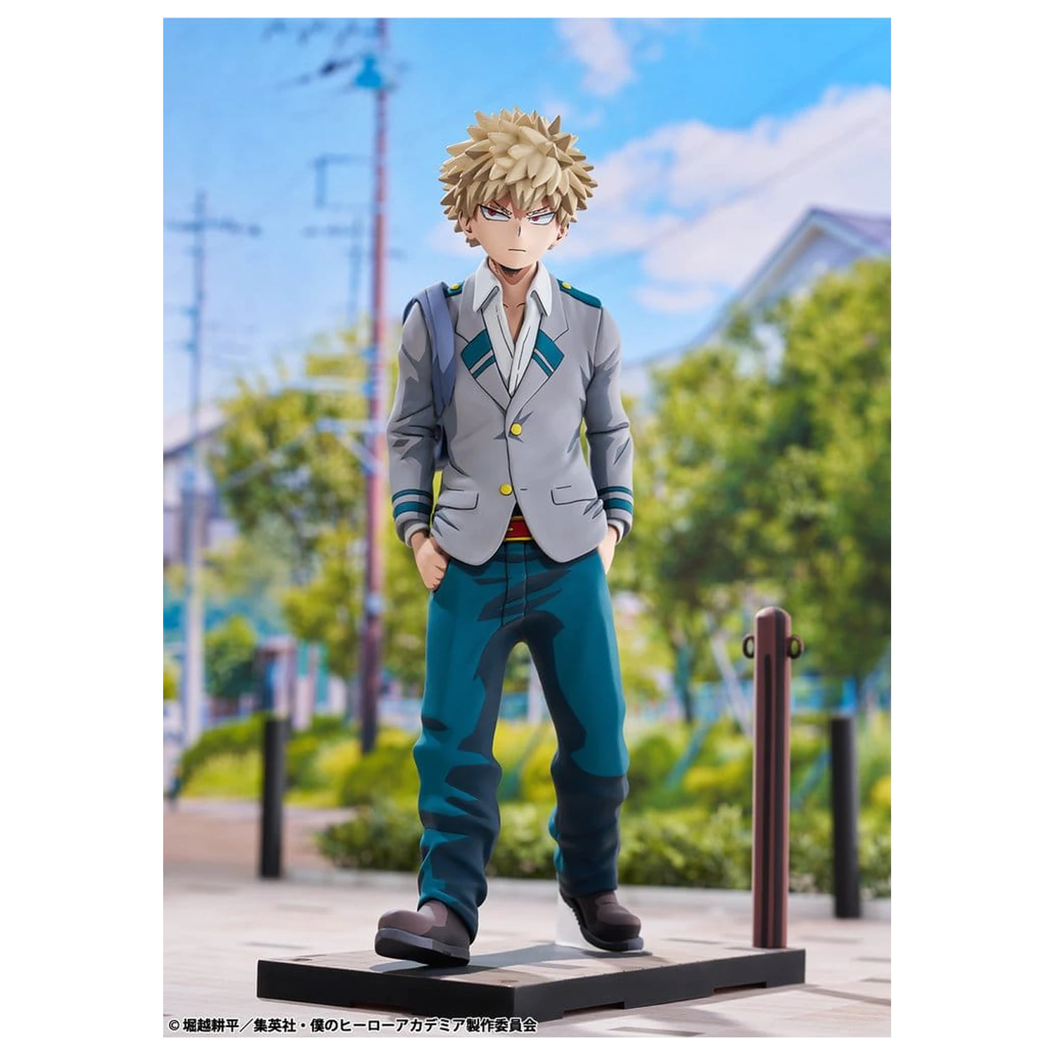My Hero Academia PVC figura 1/8 Katsuki Bakugo U.A. srednješolska uniforma 2Dimensioning verzija 23 cm fotografija izdelka