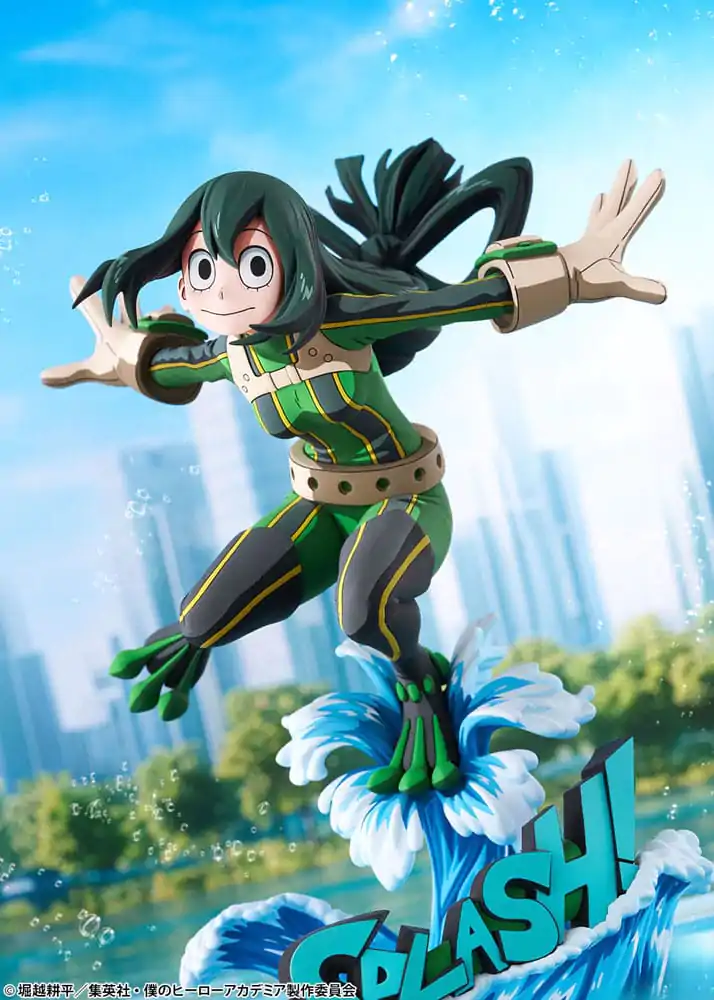 My Hero Academia PVC Kip 1/8 Tsuyu Asui Hero Suit 2D Ver. 20 cm fotografija izdelka
