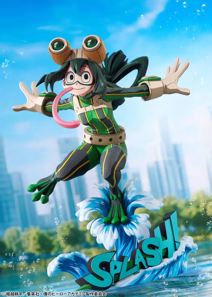My Hero Academia PVC Kip 1/8 Tsuyu Asui Hero Suit 2D Ver. 20 cm fotografija izdelka