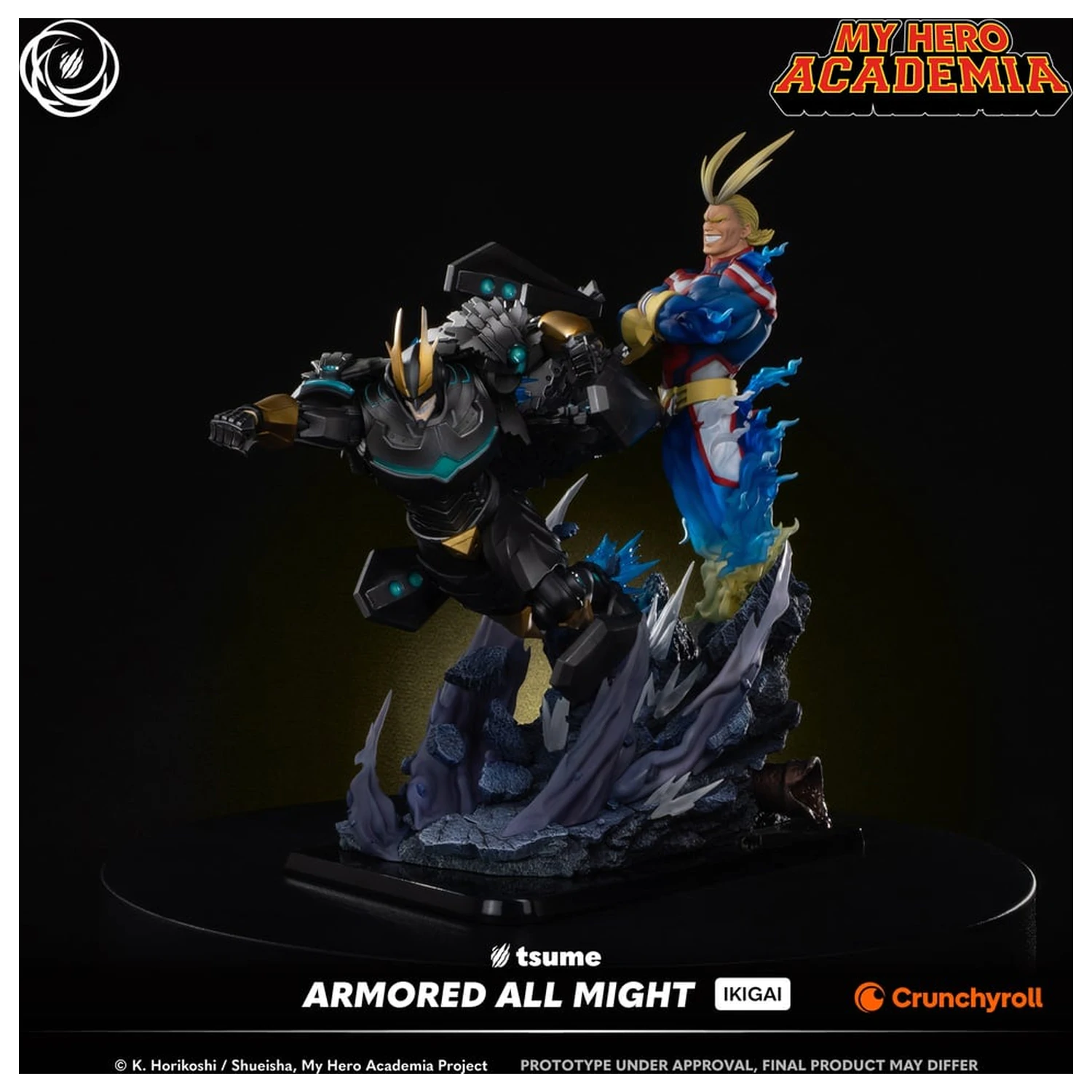 My Hero Academia Armored All Might kip Ikigai 1/6 by Tsume 48 cm fotografija izdelka