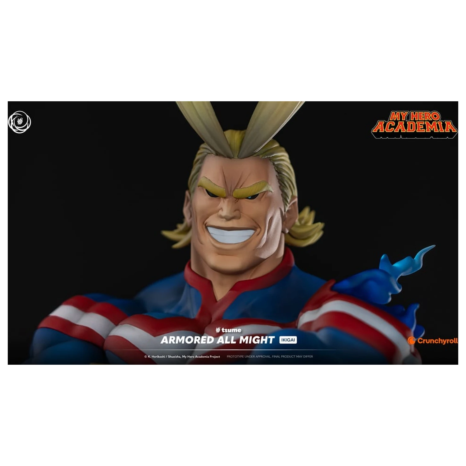 My Hero Academia Armored All Might kip Ikigai 1/6 by Tsume 48 cm fotografija izdelka