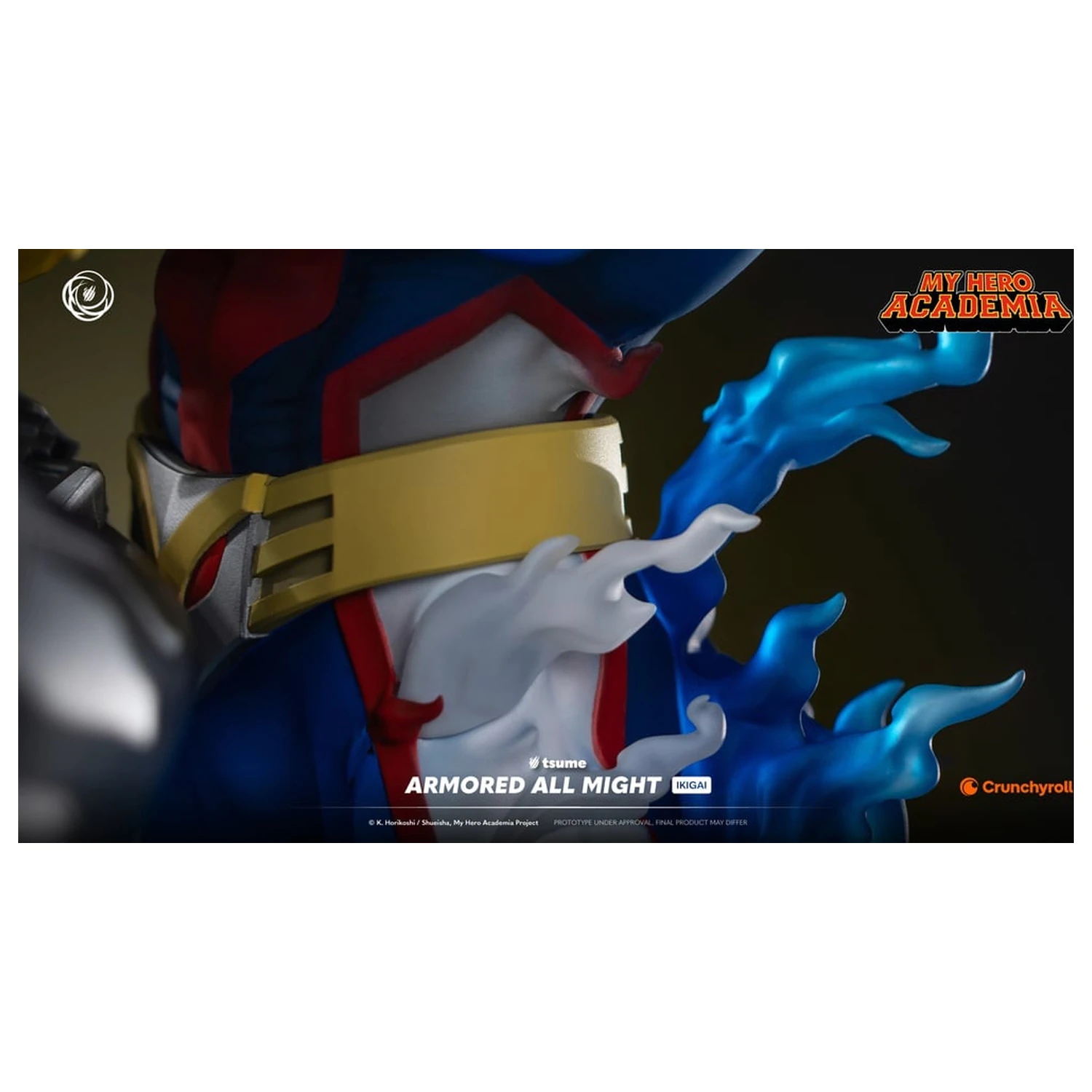 My Hero Academia Armored All Might kip Ikigai 1/6 by Tsume 48 cm fotografija izdelka