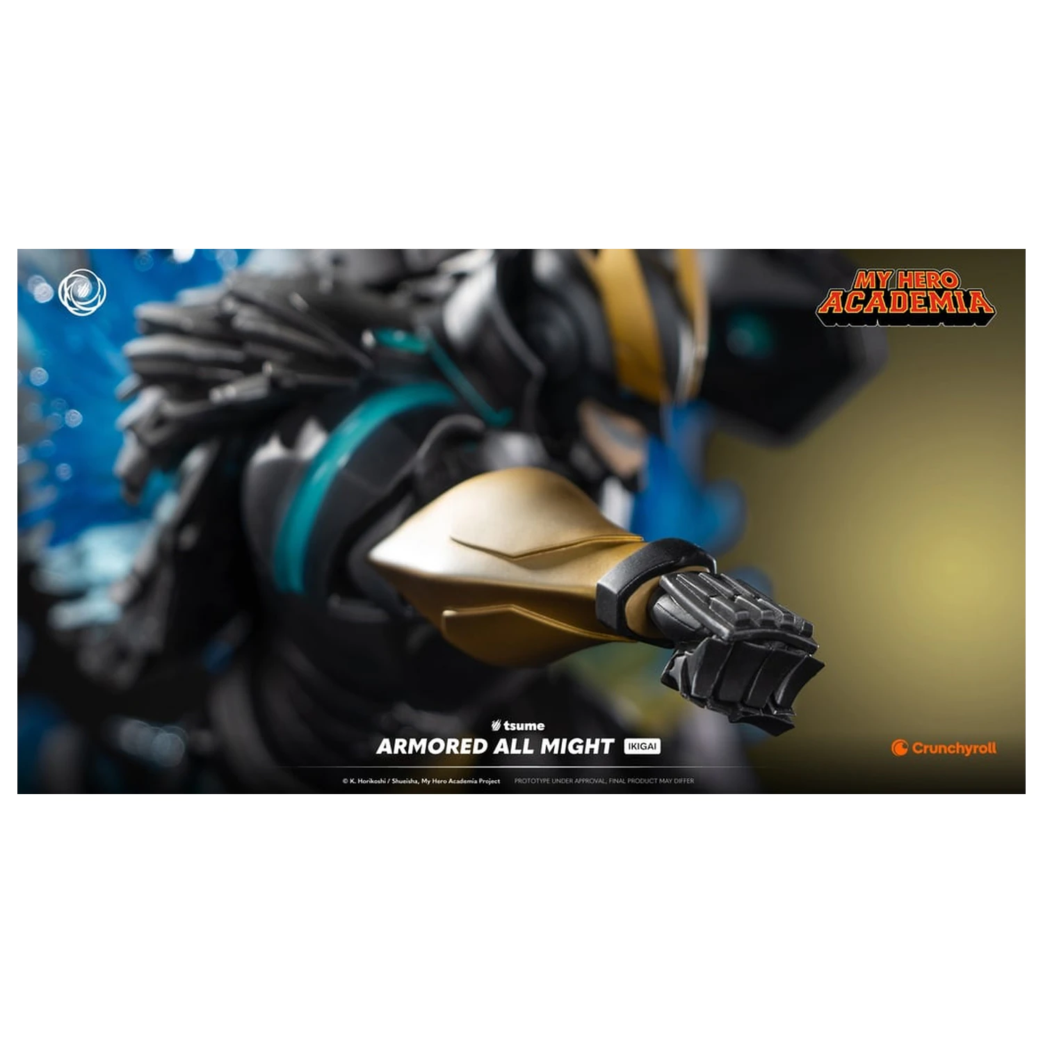 My Hero Academia Armored All Might kip Ikigai 1/6 by Tsume 48 cm fotografija izdelka
