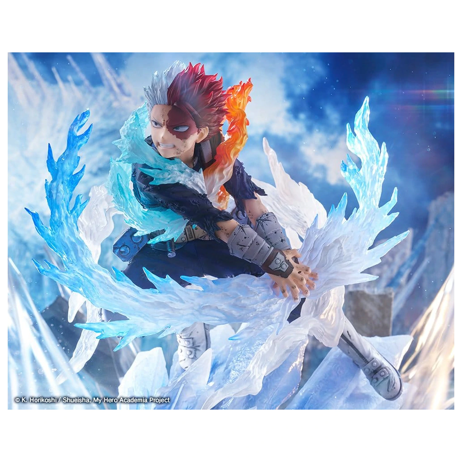 My Hero Academia ARTFX J PVC figura 1/8 Shoto Todoroki Coldflame's Pale Blade Ver. 24 cm fotografija izdelka