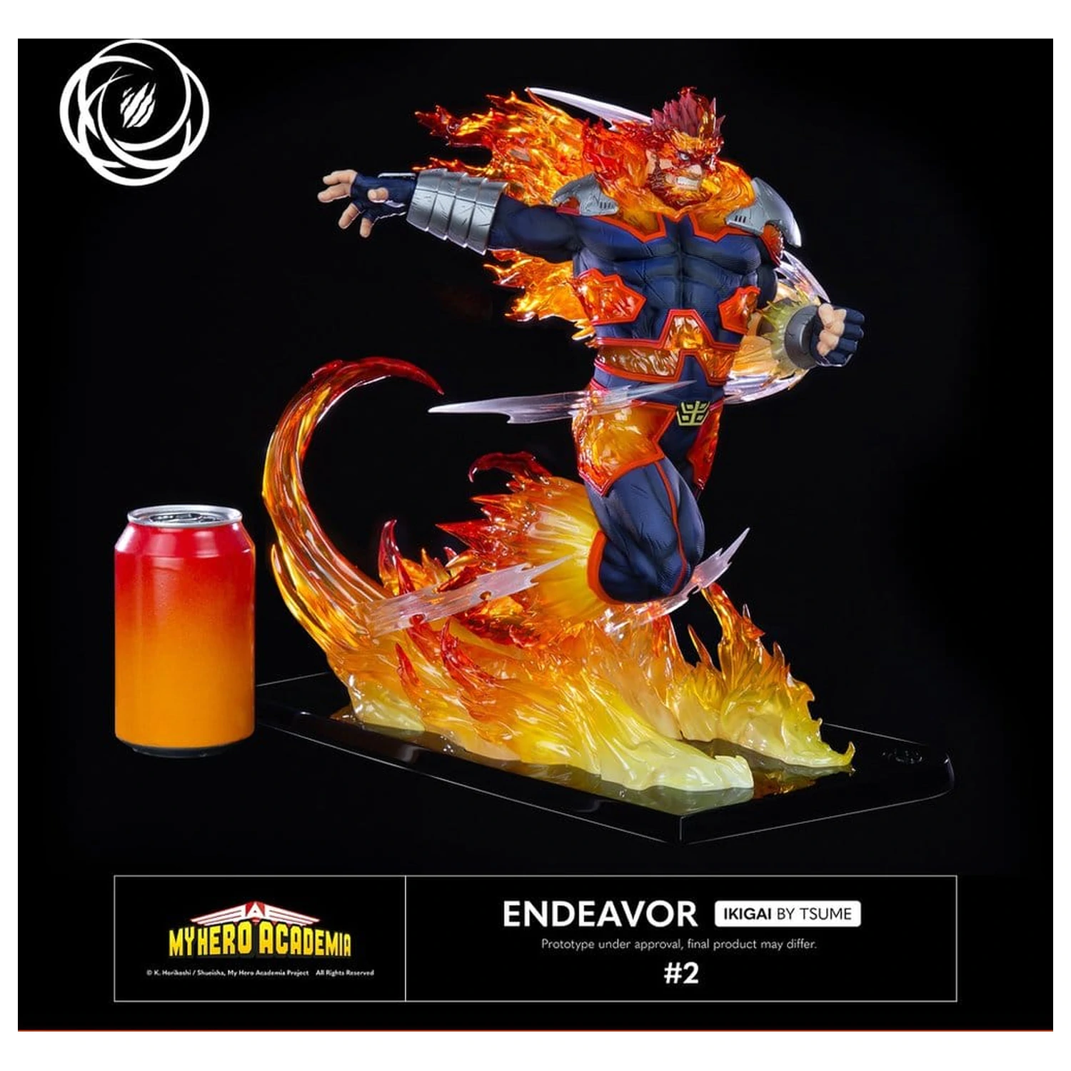 My Hero Academia IKIGAI Figura 1/6 Endeavor fotografija izdelka