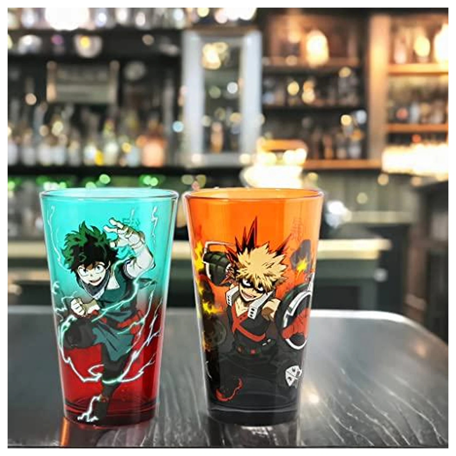 My Hero Academia Izuku & Bakugo set 2 kozarcev 450ml fotografija izdelka