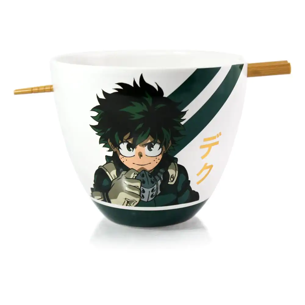 My Hero Academia skleda za ramen s palčkami Izuku Midoriya 473 ml fotografija izdelka