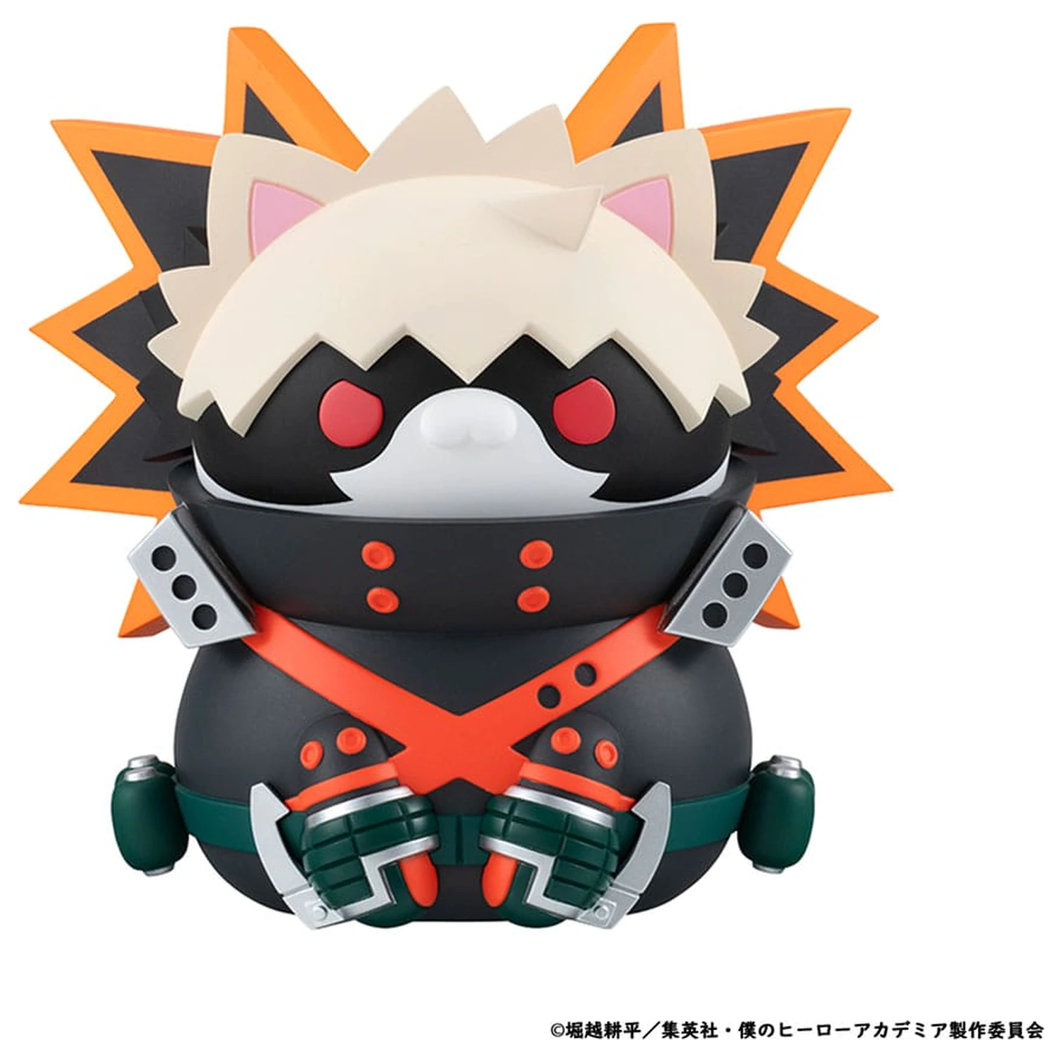My Hero Academia Mega Cat Project Nyanto! The Big Heroaca Cats Series Trading figura 3-paket Izuku Midoriya & Katsuki Bakugo & Shoto Todoroki 12 cm fotografija izdelka