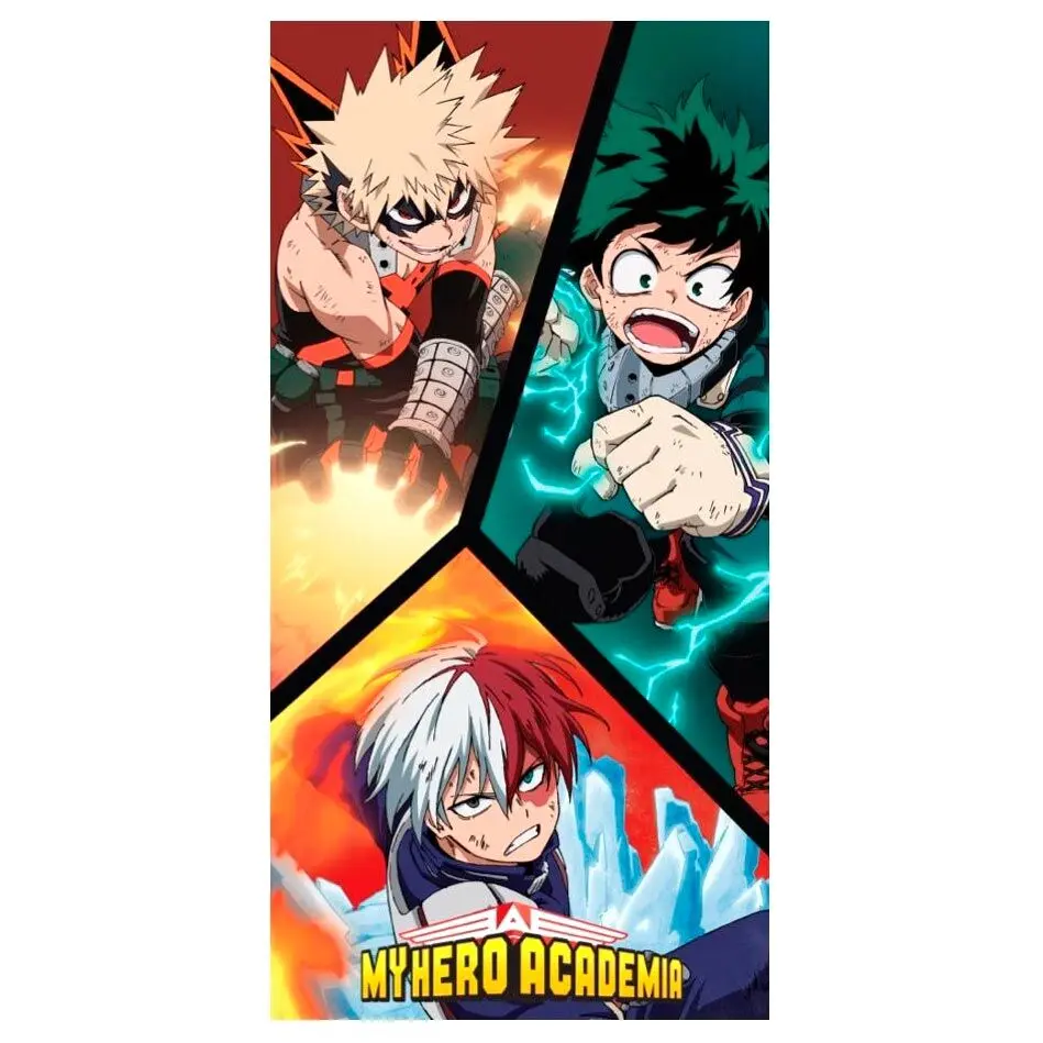 My Hero Academia bombažna plažna brisača fotografija izdelka