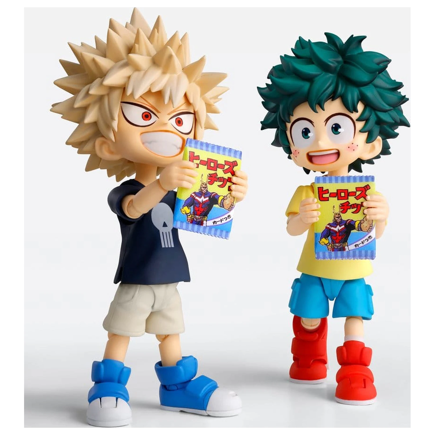 My Hero Academia S.H.Figuarts akcijski figurici Izuku Midoriya & Katsuki Bakugo -Childhood Set- 9 cm fotografija izdelka