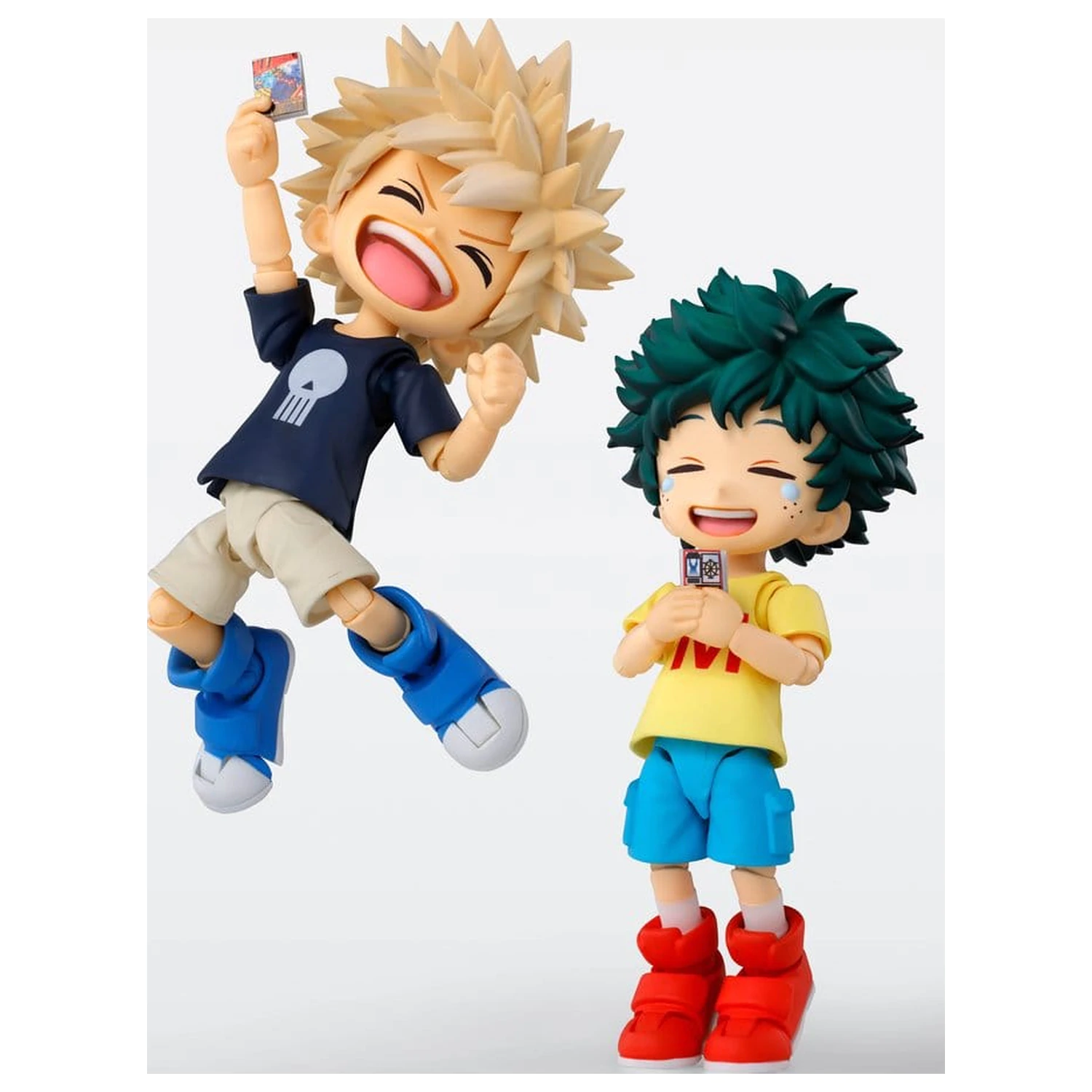 My Hero Academia S.H.Figuarts akcijski figurici Izuku Midoriya & Katsuki Bakugo -Childhood Set- 9 cm fotografija izdelka