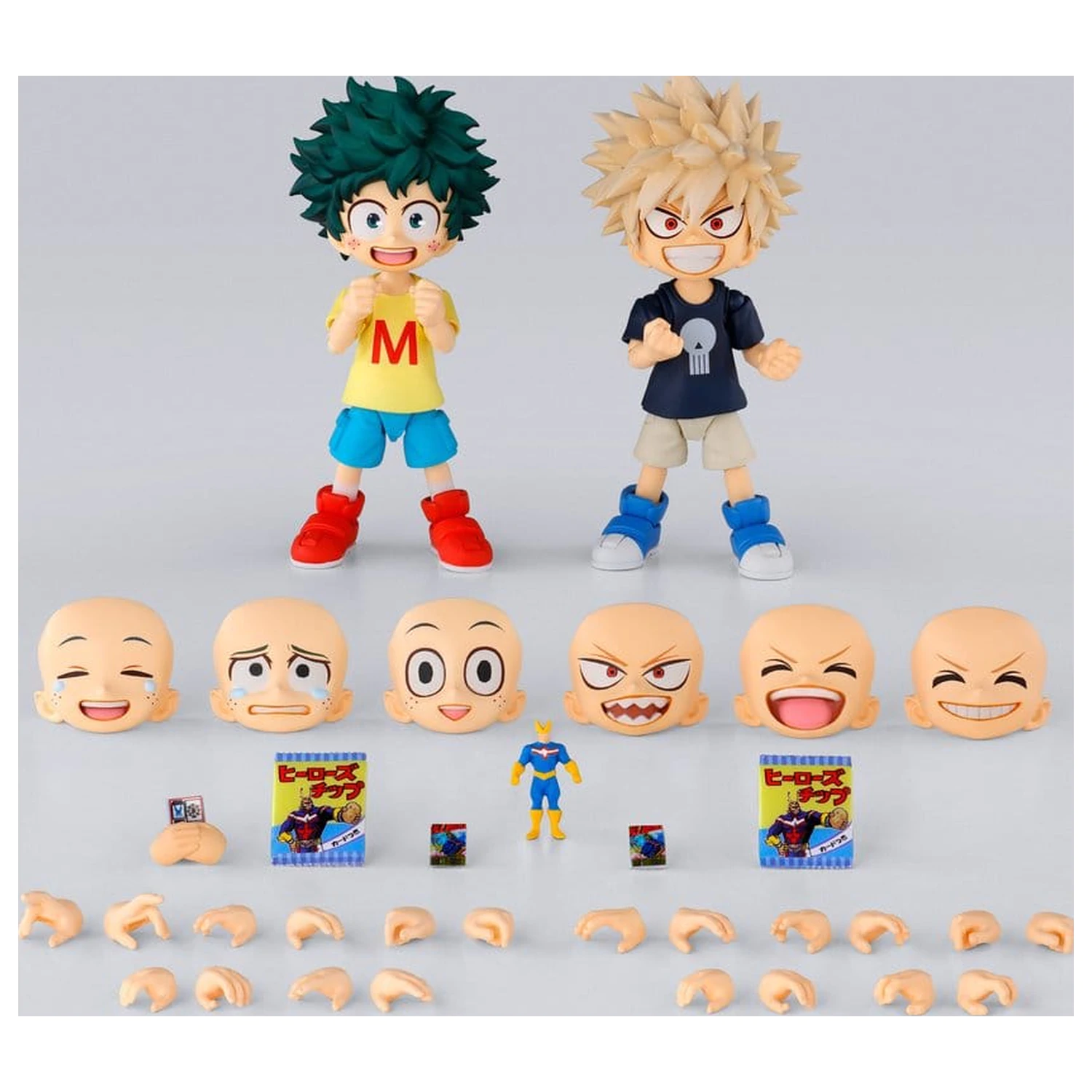 My Hero Academia S.H.Figuarts akcijski figurici Izuku Midoriya & Katsuki Bakugo -Childhood Set- 9 cm fotografija izdelka