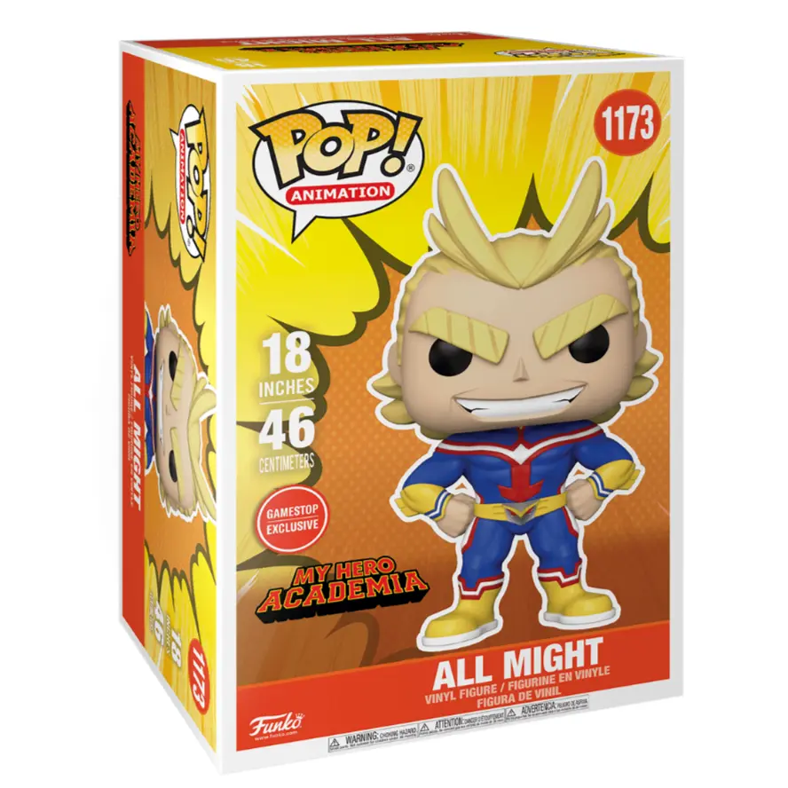 My Hero Academia Super Sized POP! Animation Vinil Figura All Might 46 cm fotografija izdelka
