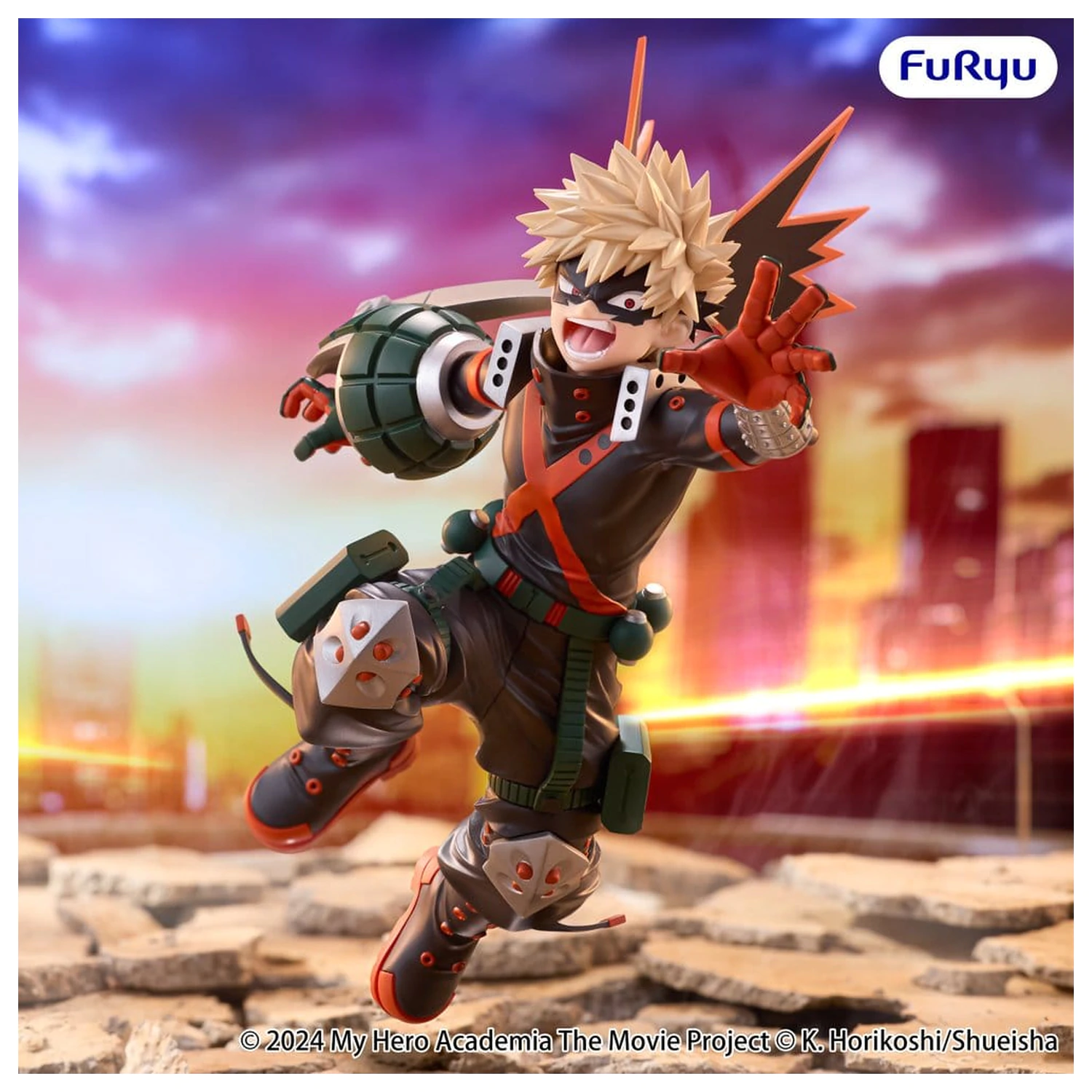 My Hero Academia: You're Next Muchute PVC figura Katsuki Bakugo 25 cm fotografija izdelka