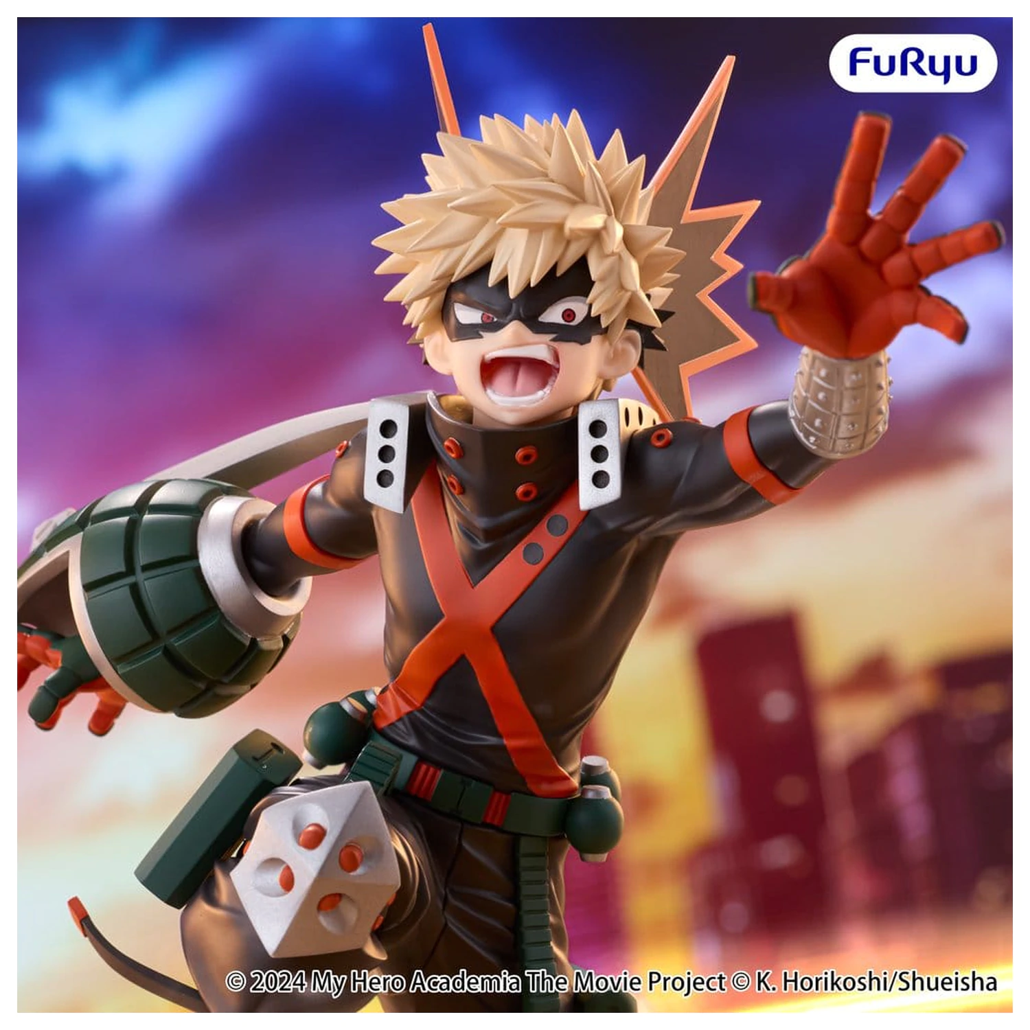 My Hero Academia: You're Next Muchute PVC figura Katsuki Bakugo 25 cm fotografija izdelka
