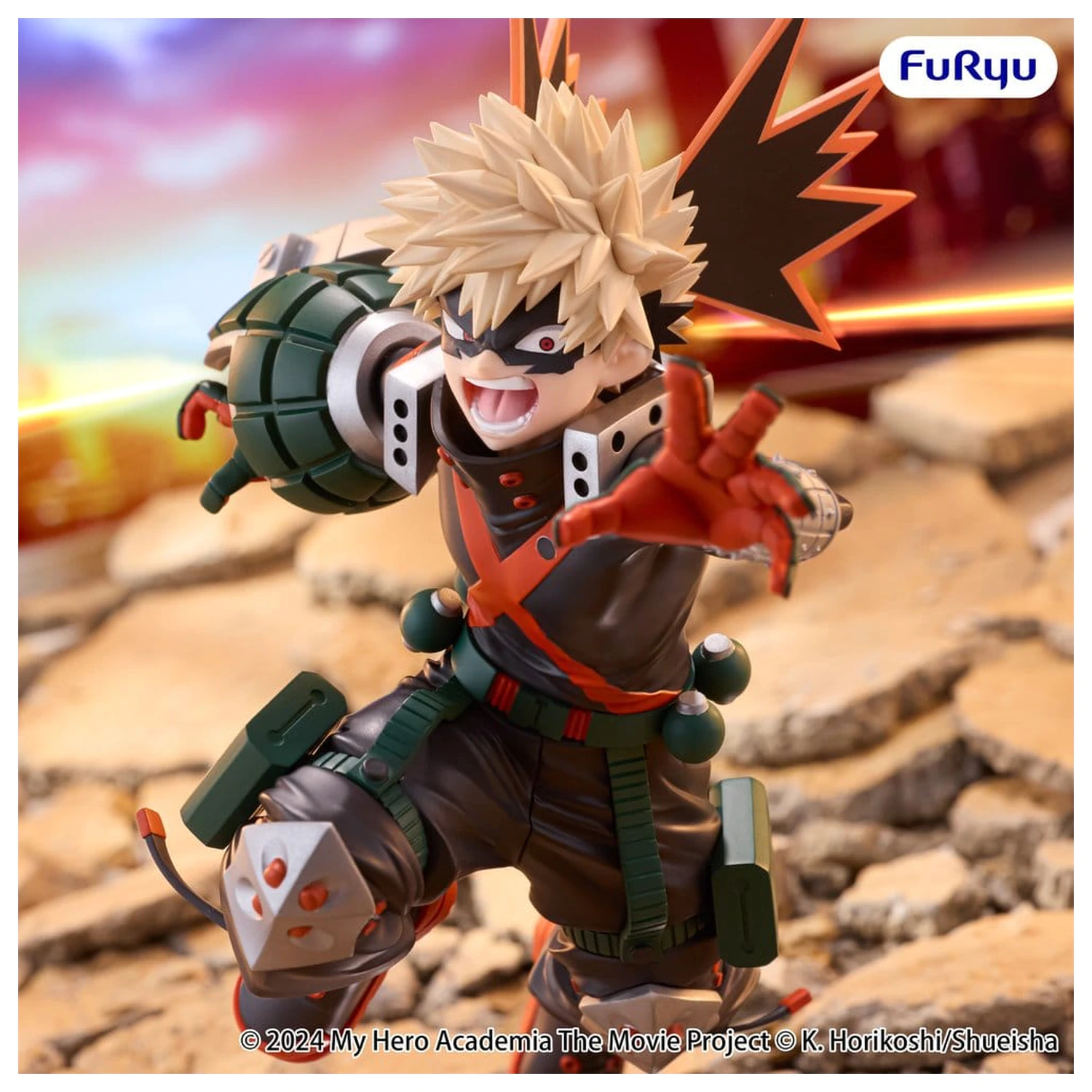 My Hero Academia: You're Next Muchute PVC figura Katsuki Bakugo 25 cm fotografija izdelka