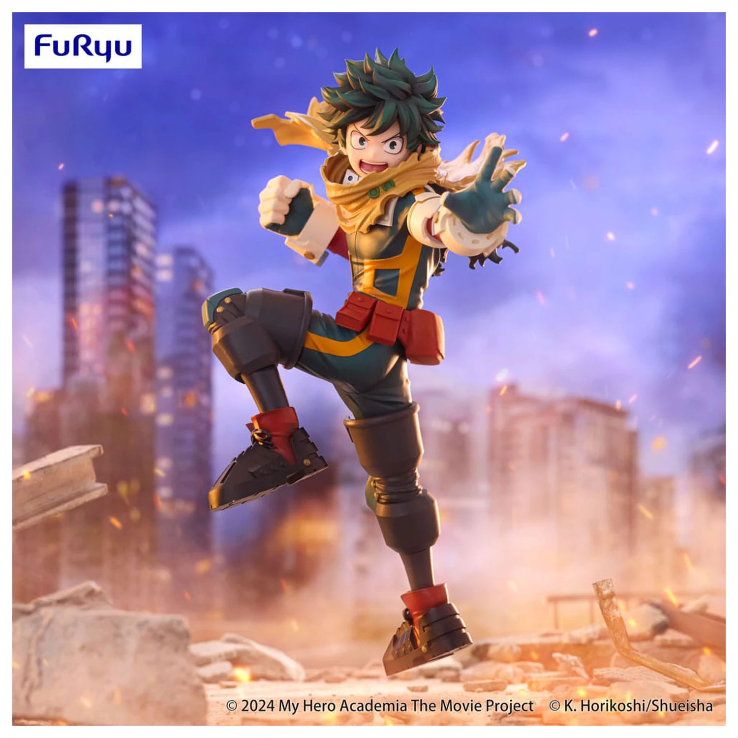 My Hero Academia: You're Next Trio-Try-iT PVC Kip Izuku Midoriya 21 cm fotografija izdelka