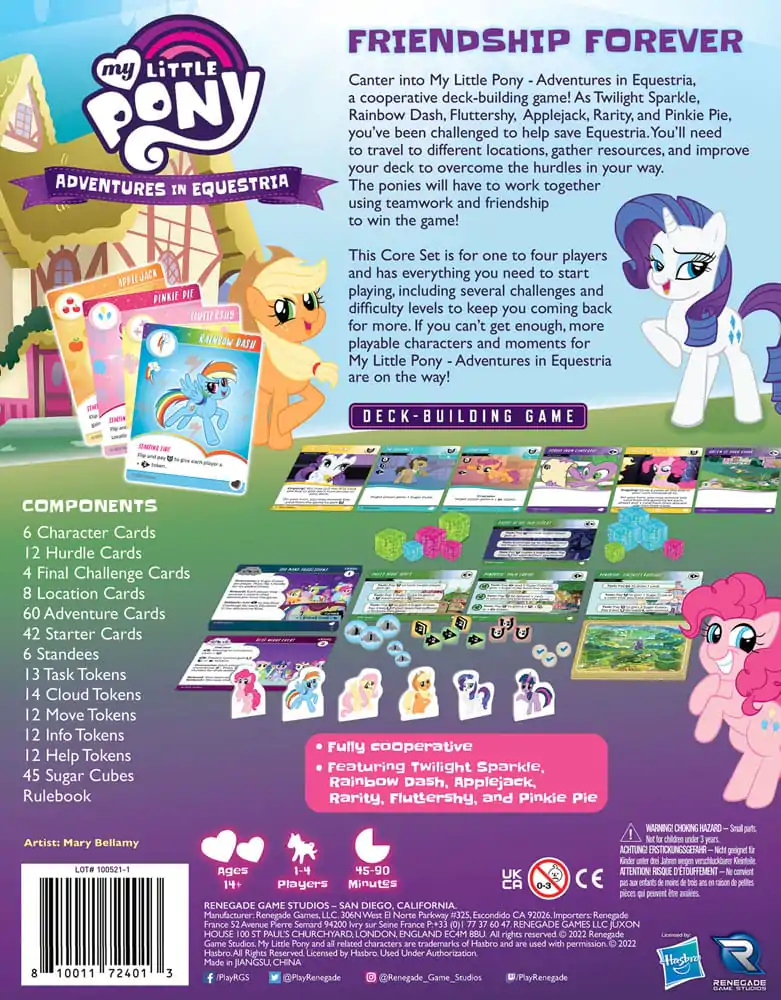 My Little Pony card game komplet za sestavljanje Deck-Building Adventures in Equestria *Englische Version* fotografija izdelka