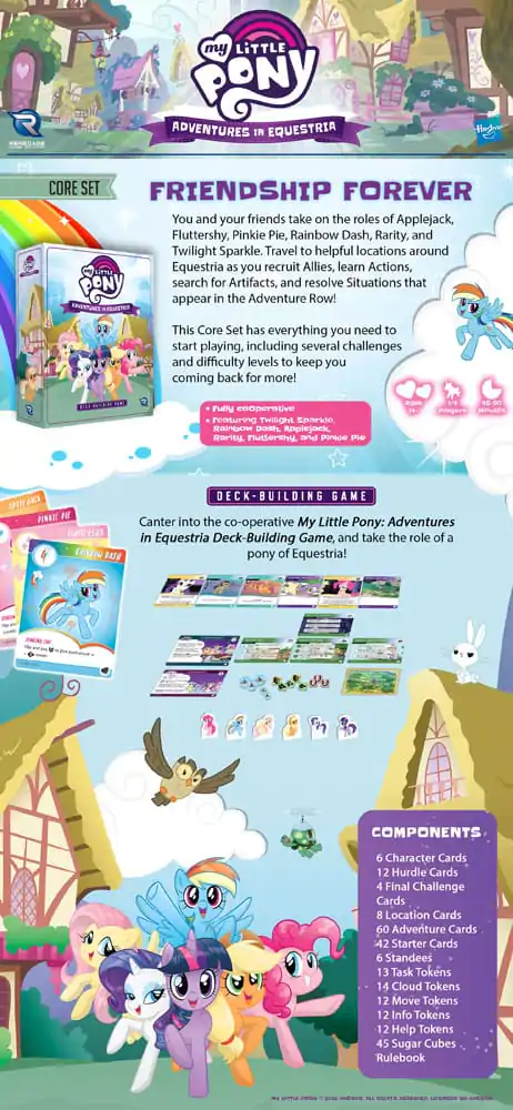 My Little Pony card game komplet za sestavljanje Deck-Building Adventures in Equestria *Englische Version* fotografija izdelka