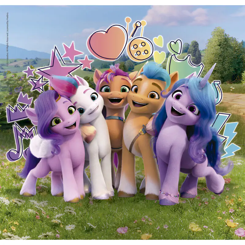 My Little Pony puzzle 3x48 kosov fotografija izdelka