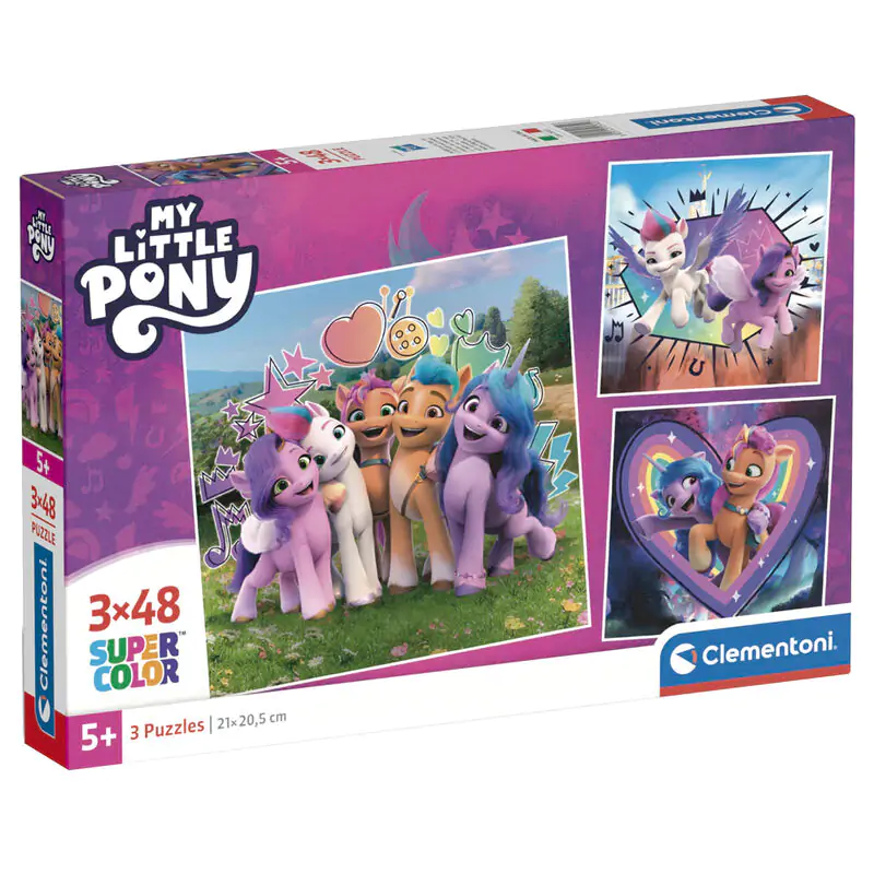 My Little Pony puzzle 3x48 kosov fotografija izdelka