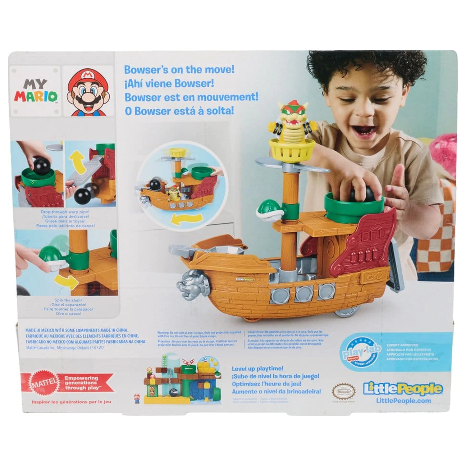 My Mario Little People Set za igranje Bowser's Airship fotografija izdelka