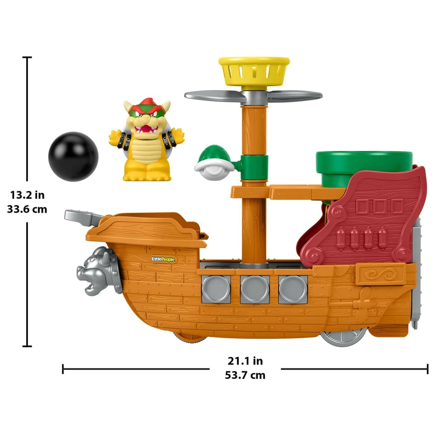 My Mario Little People Set za igranje Bowser's Airship fotografija izdelka
