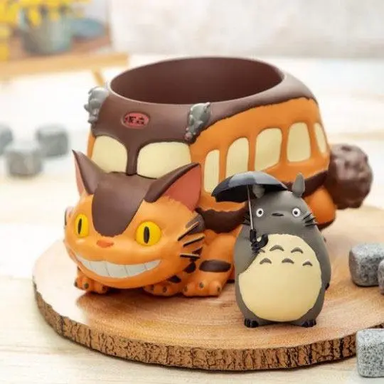 Moj sosed Totoro Diorama / Škatla za shranjevanje Catbus & Totoro fotografija izdelka