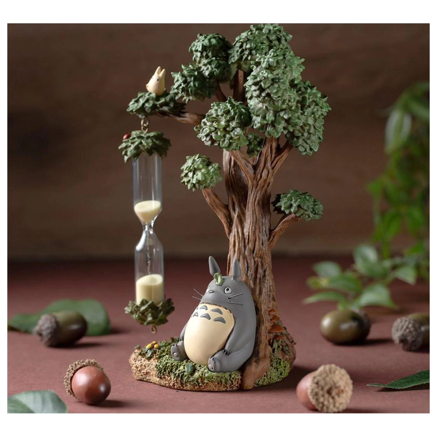 My Neighbor Totoro Camphrier & Totoro Diorama Peščena ura 16cm fotografija izdelka