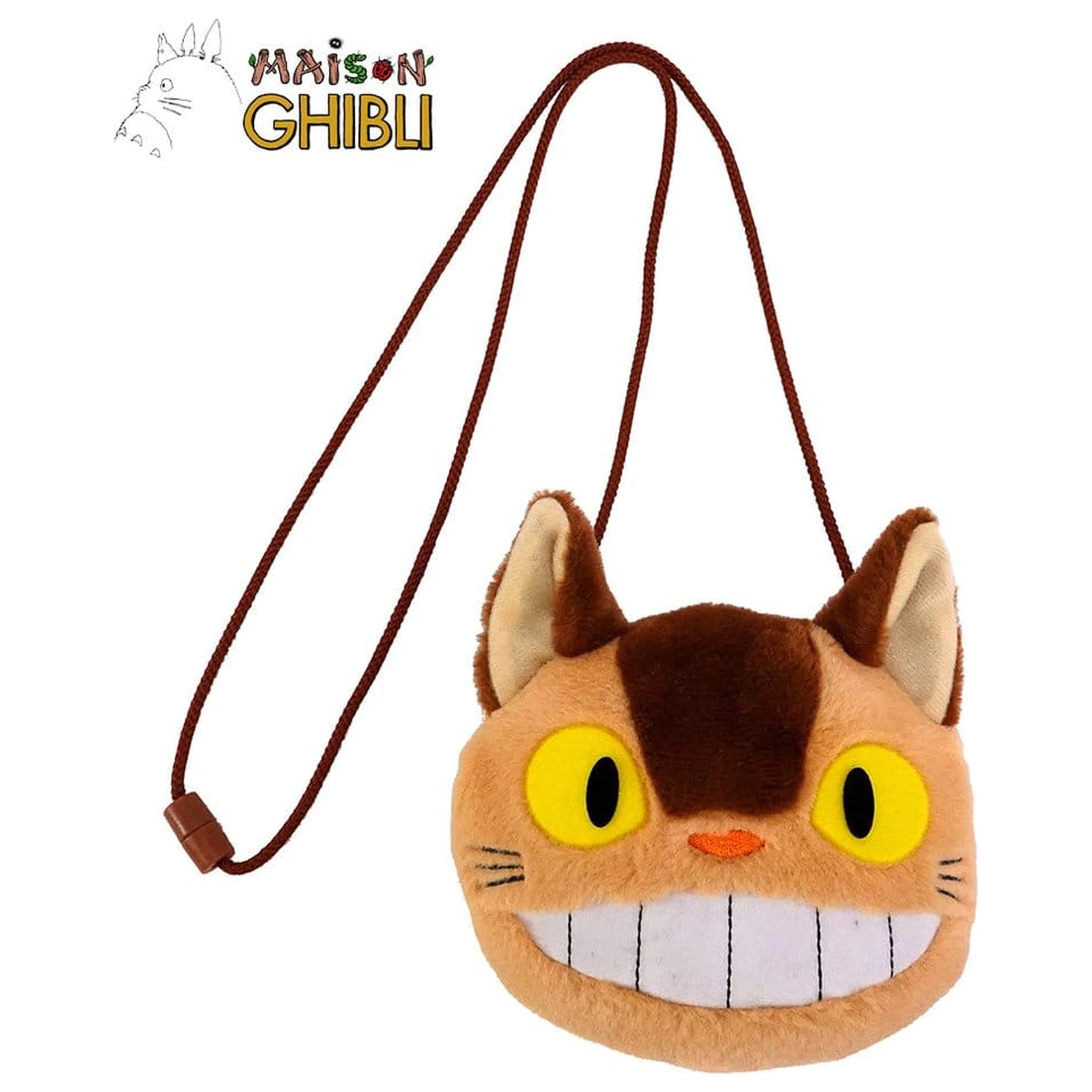 My Neighbor Totoro Plišasta torbica z vrvicami Catbus 15 x 14 cm fotografija izdelka