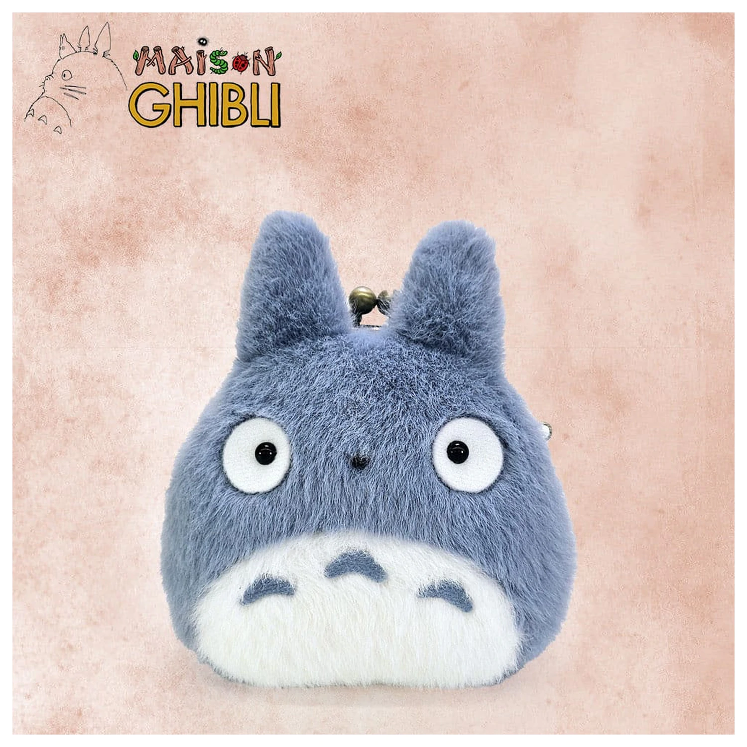 My Neighbor Totoro Funwari plišasta denarnica za kovance Medium Totoro fotografija izdelka