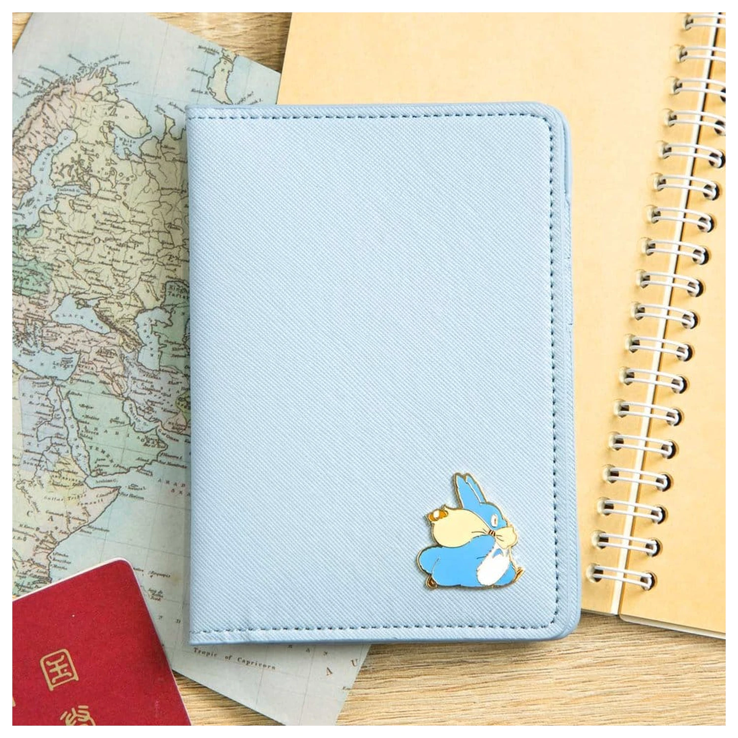 My Neighbor Totoro etui za potni list Srednji Totoro fotografija izdelka